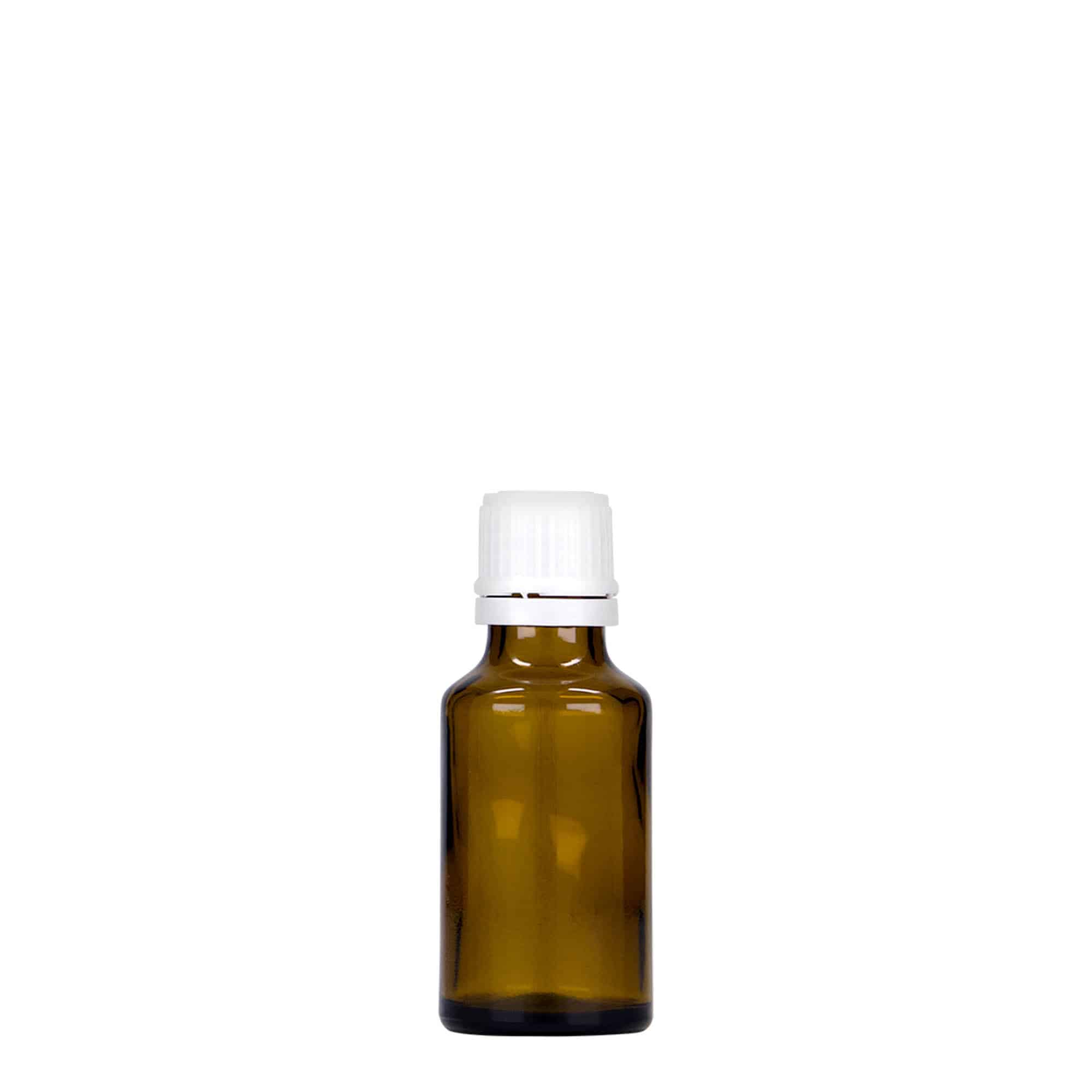 Lékovka 25 ml, sklo, hnědá, ústí: DIN 18