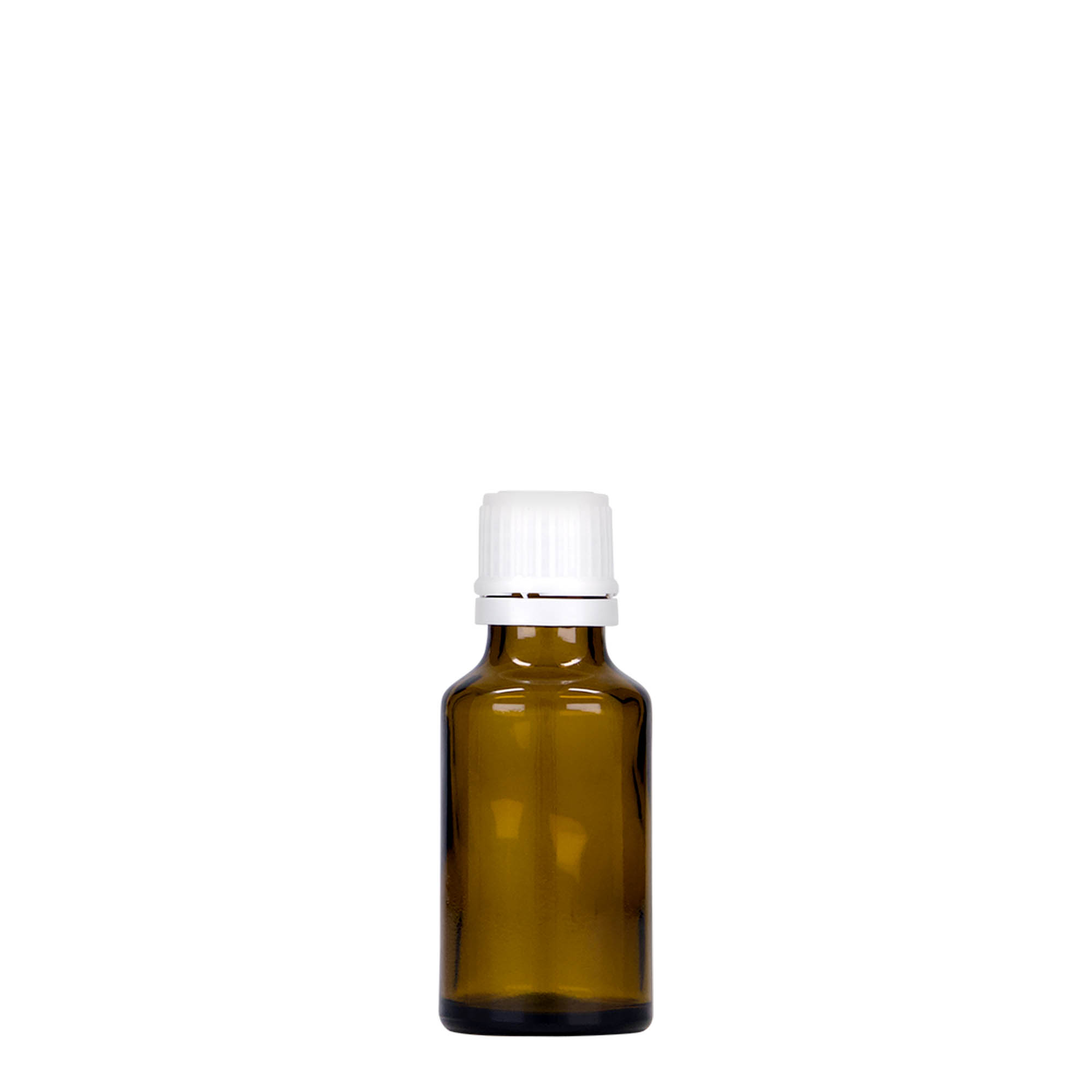 25 ml lékovka, sklo, hnědá, hrdlo: DIN 18