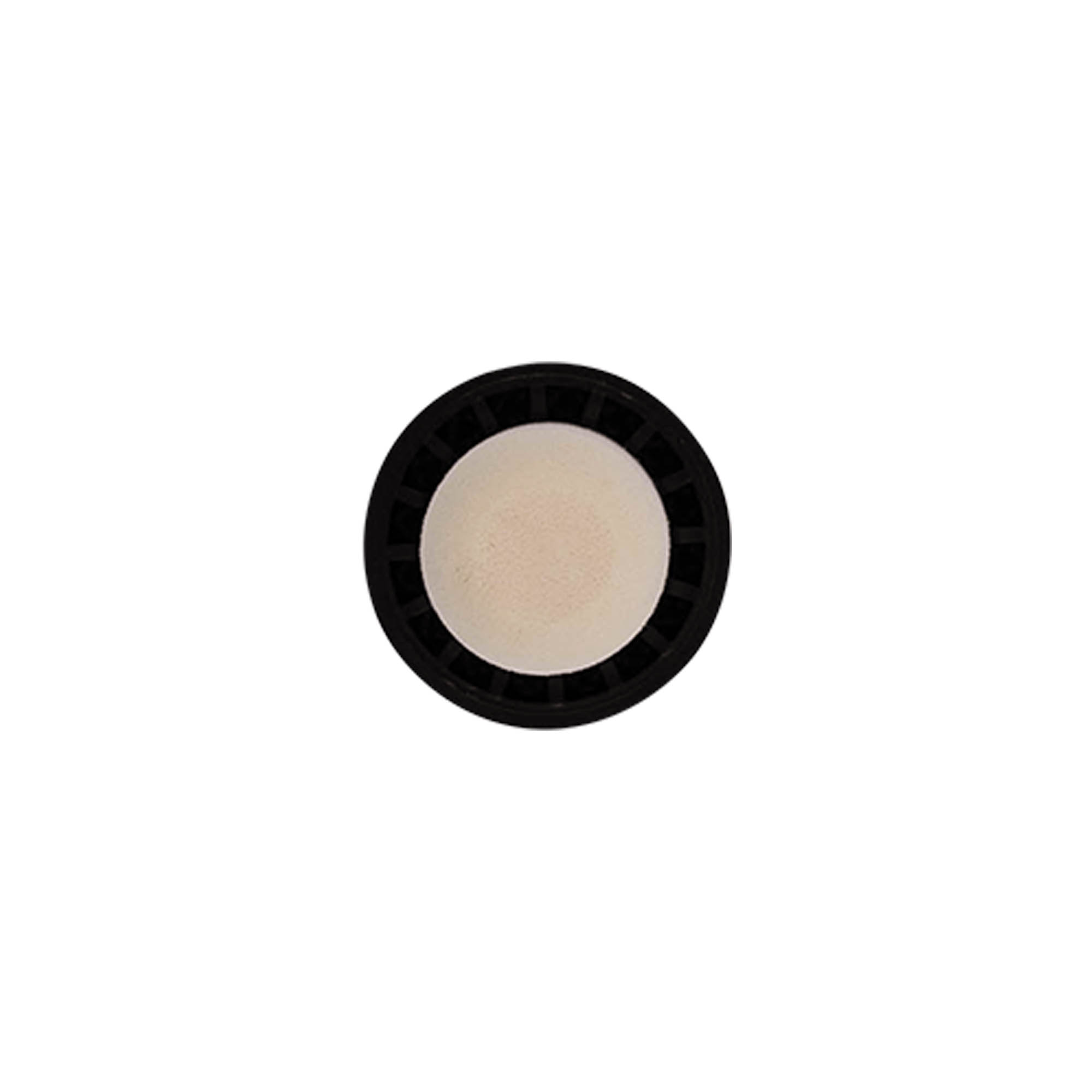 Rukojeťový korek 19 mm, plast, zlatý, pro hrdlo: korek Rukojeťový korek 19 mm, plast, zlatý, pro hrdlo: korek