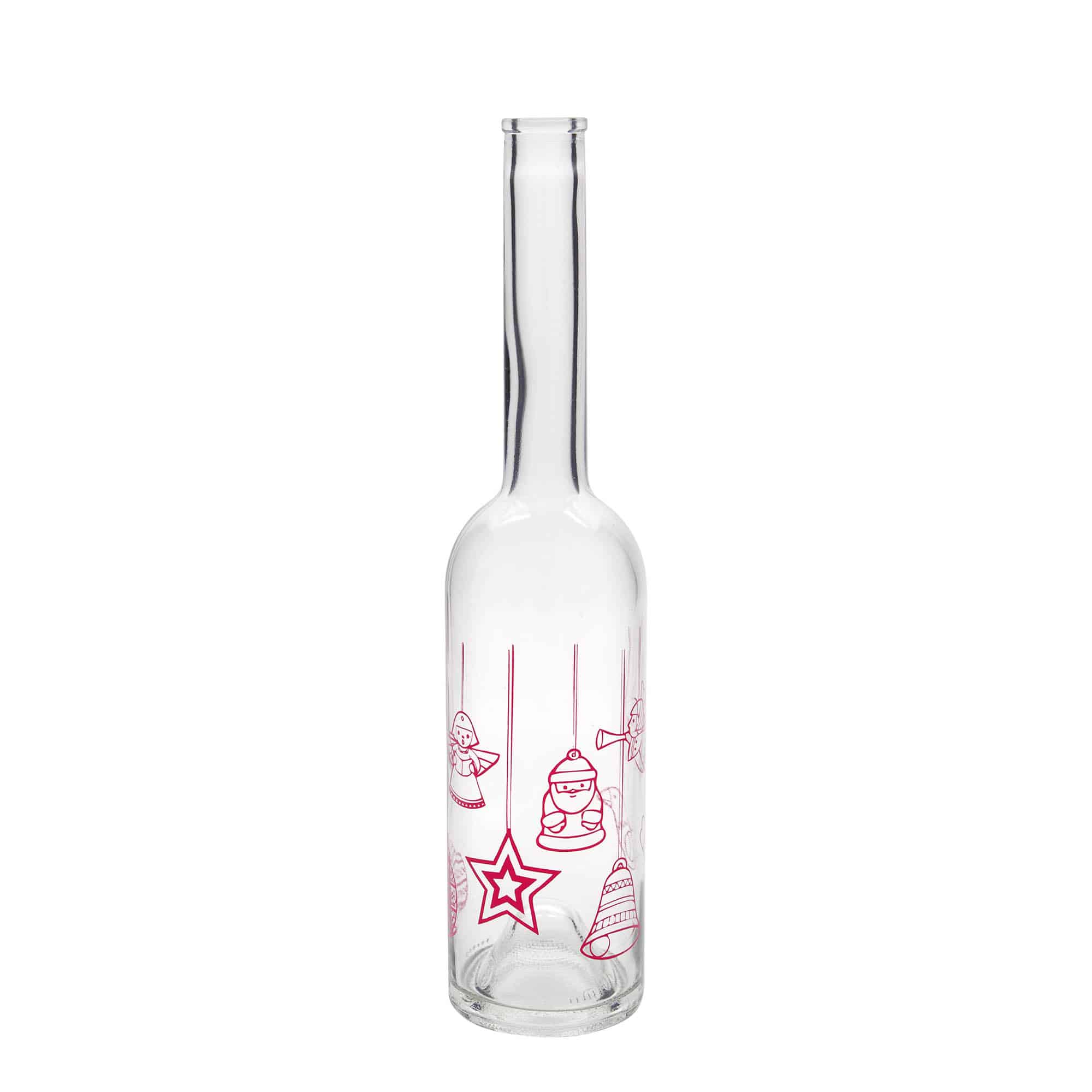 500 ml skleněná láhev 'Opera', motiv: hvězdy, hrdlo: korek