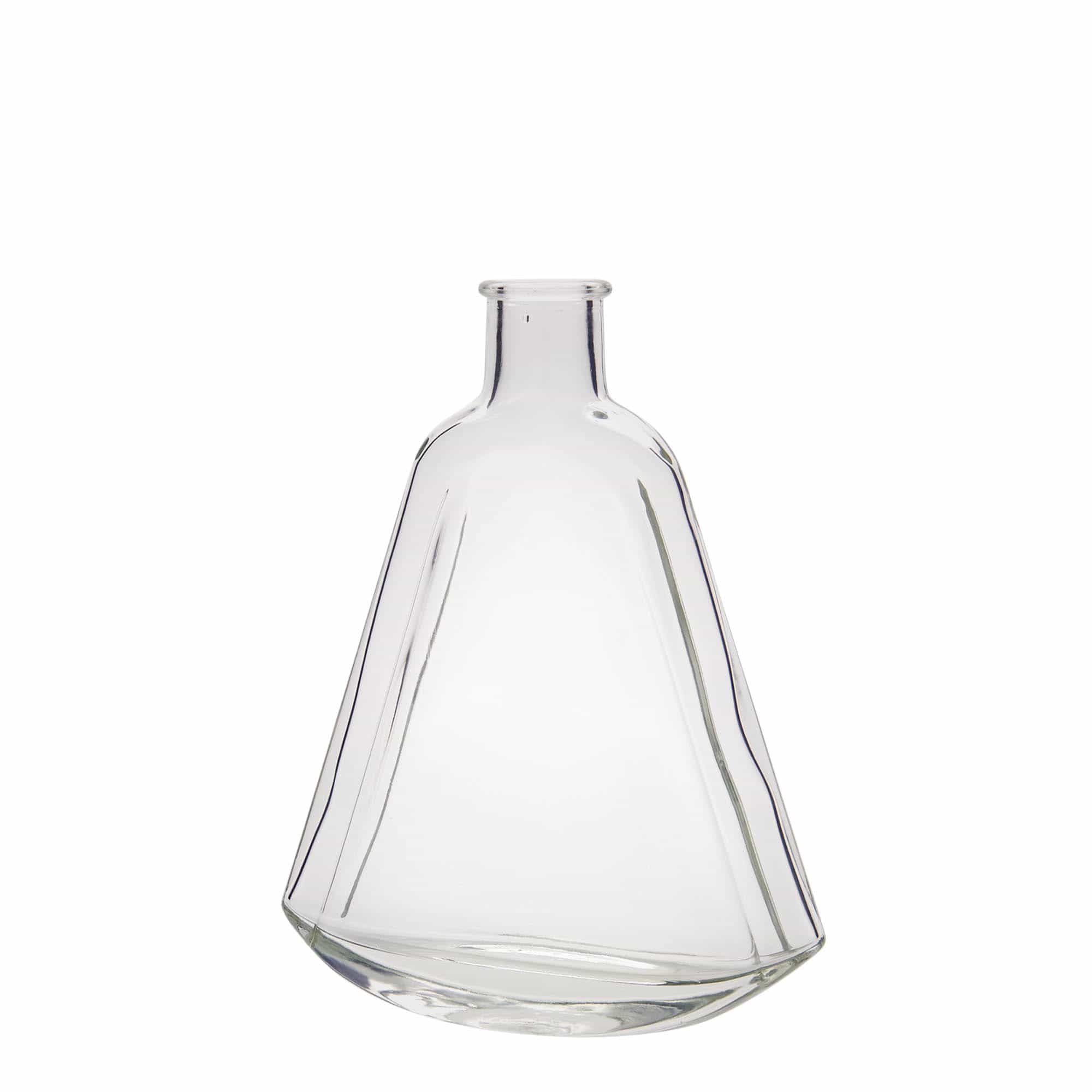 Skleněná lahev 200 ml 'Maurizio', oválná, uzávěr: korek