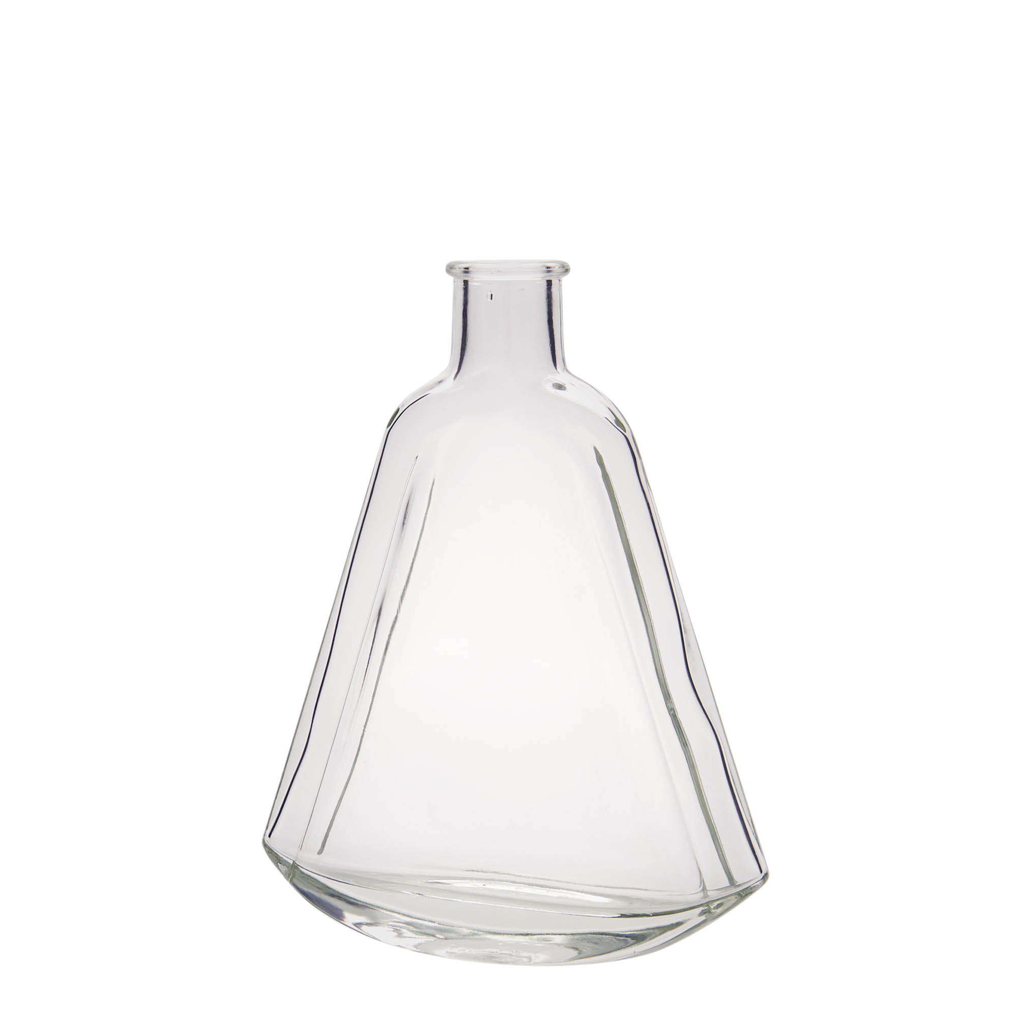 200 ml skleněná láhev „Maurizio“, oválná, hrdlo: korek