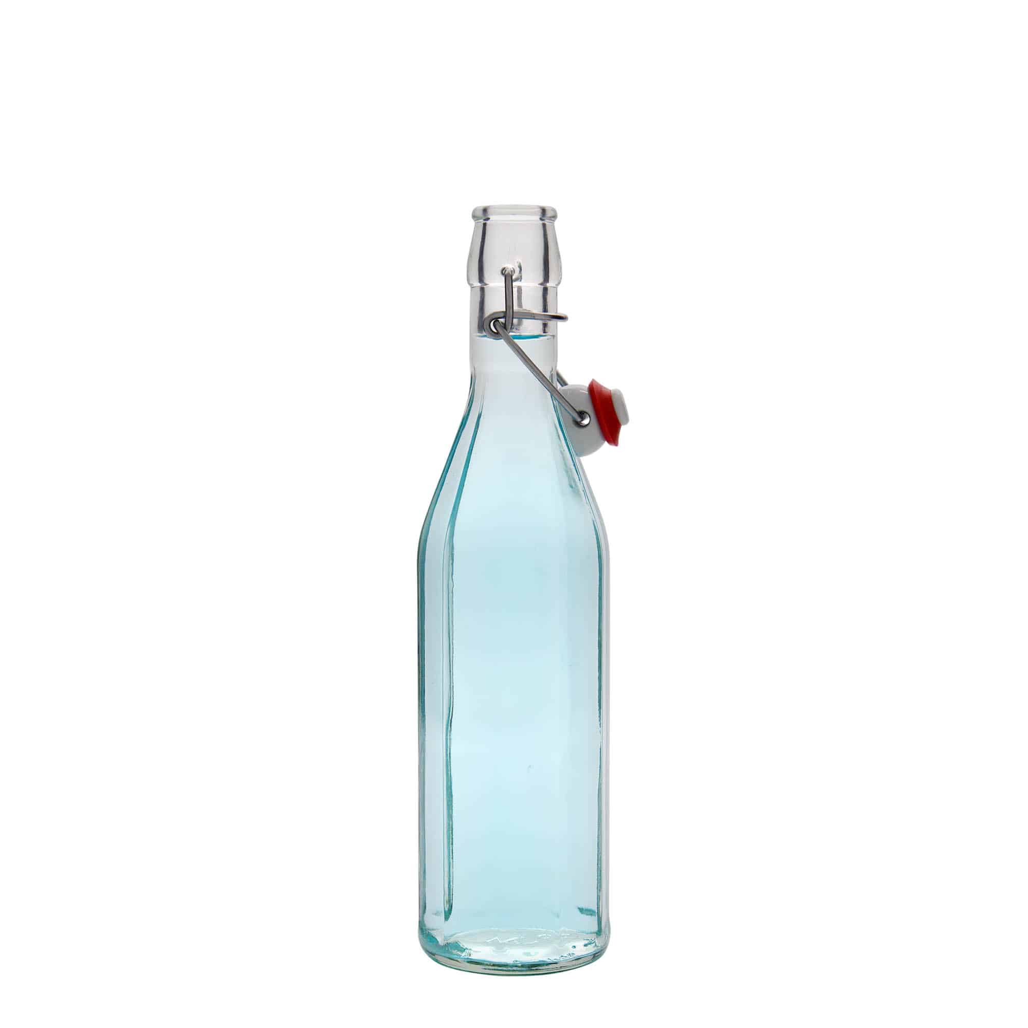 Skleněná lahev 500 ml 'Bravo', desetiúhelníková, uzávěr: třmenový uzávěr
