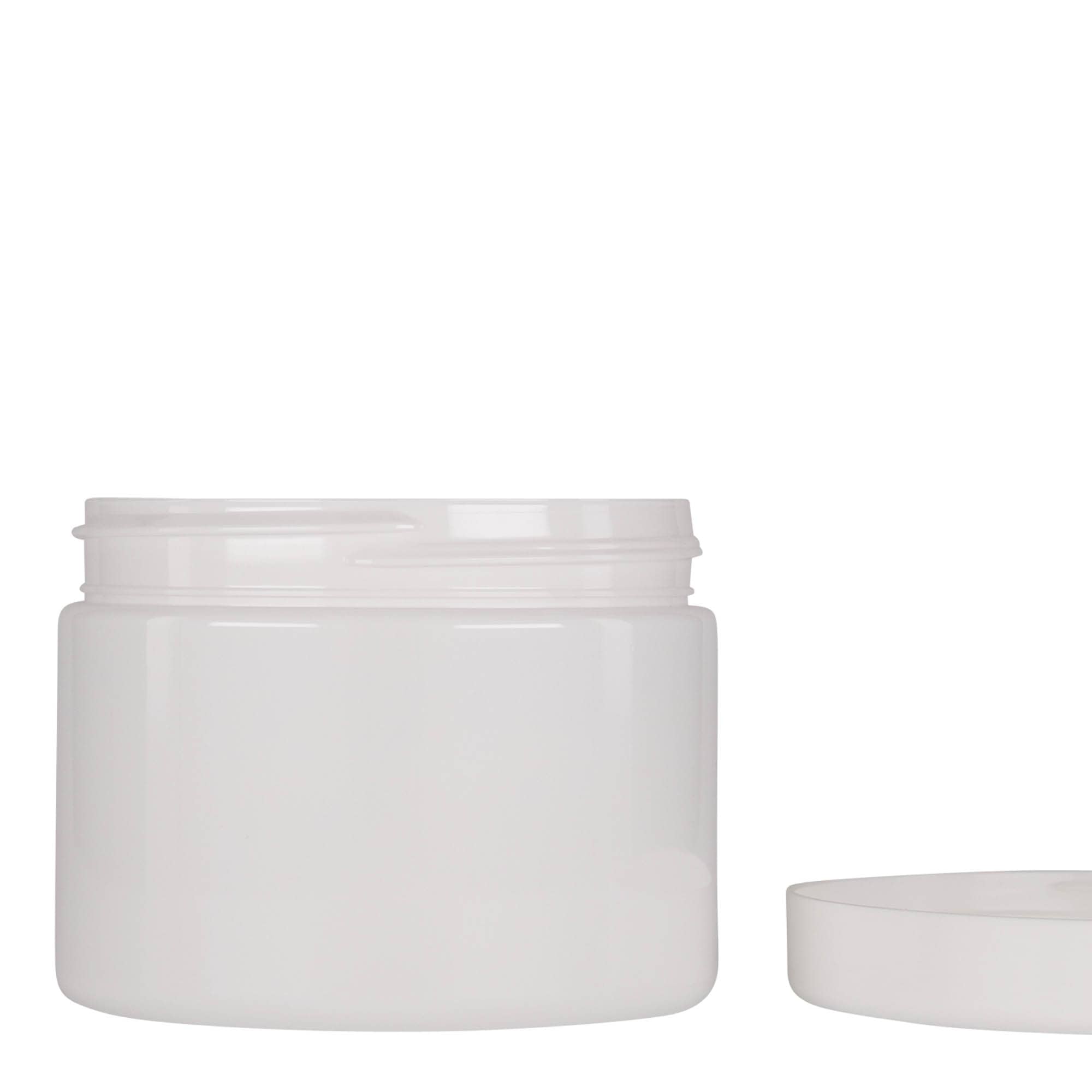 500 ml PET dóza 'Isabella', bílá, hrdlo: 100/400 500 ml PET dóza 'Isabella', bílá, hrdlo: 100/400