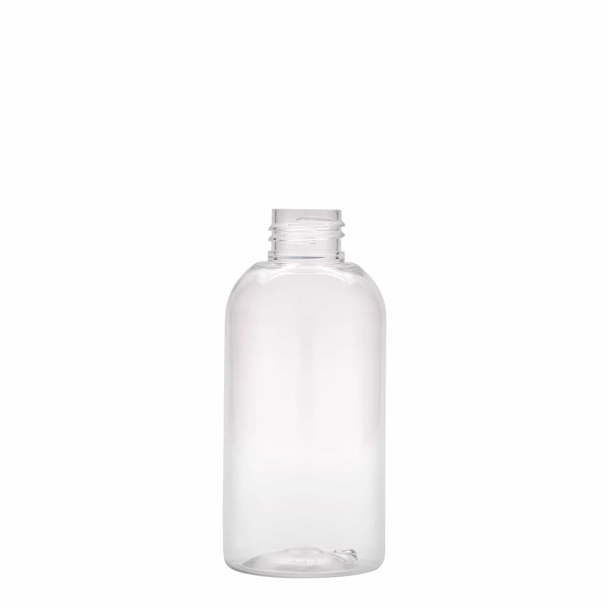 150 ml PET láhev „Boston“, plast, hrdlo: 24/410
