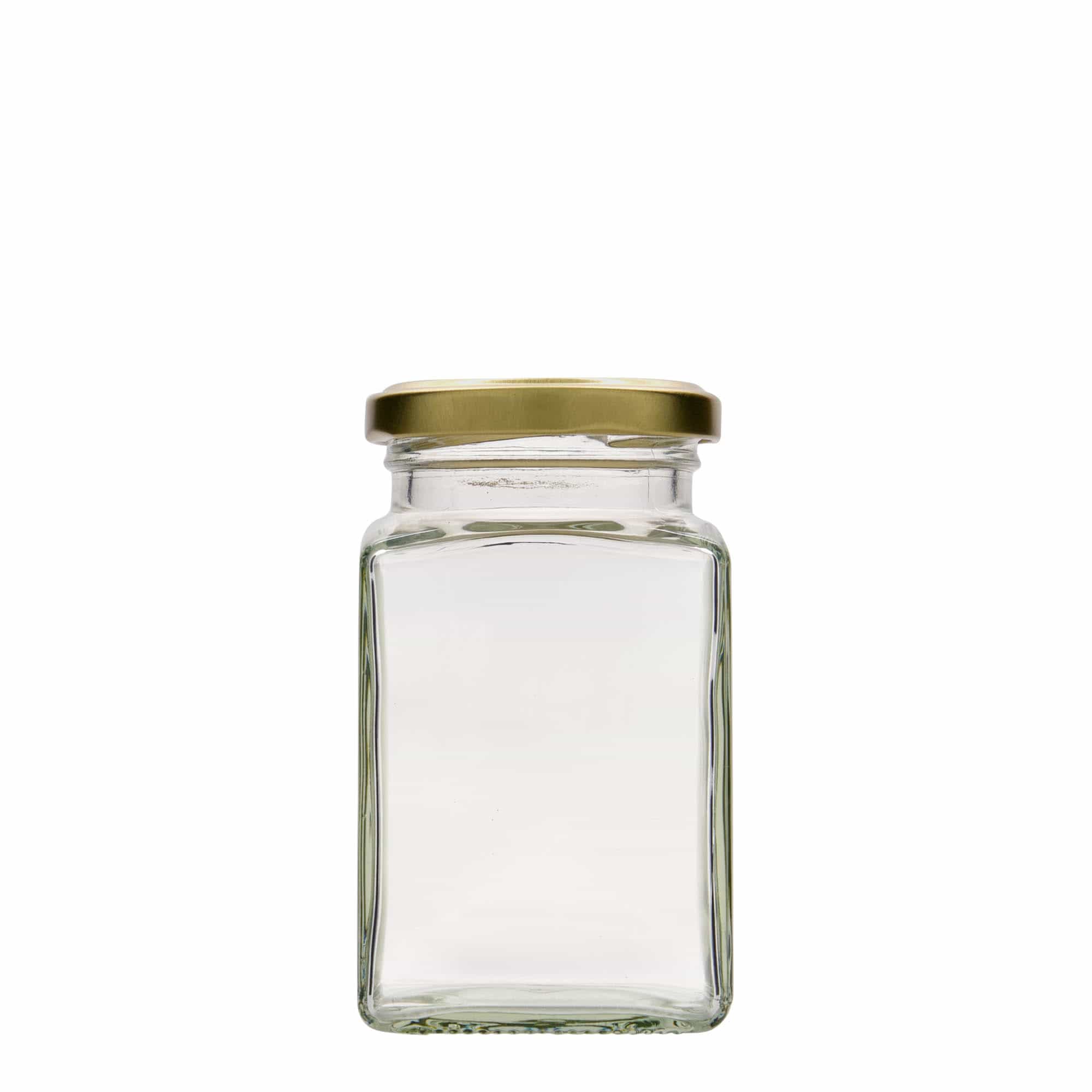 260 ml čtvercová sklenice, hrdlo: Twist-off (TO 58)