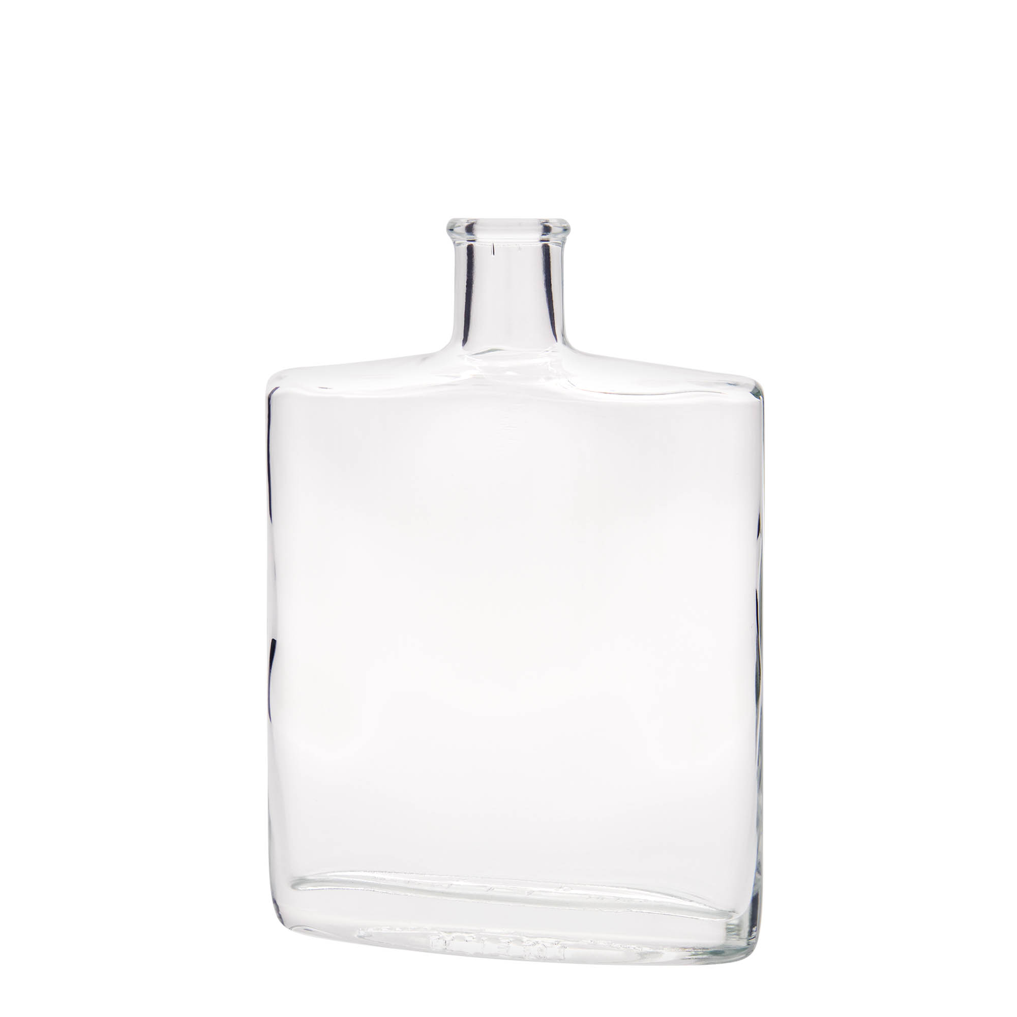 500 ml skleněná láhev „Zorbas“, oválná, hrdlo: korek
