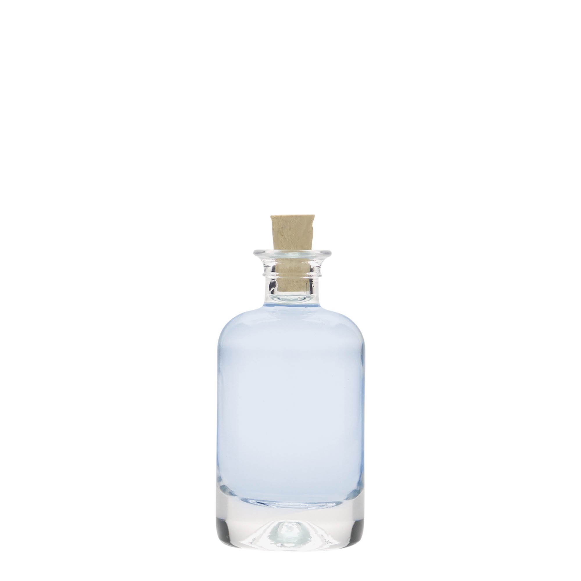 40 ml lékárnická skleněná lahvička, hrdlo: korek