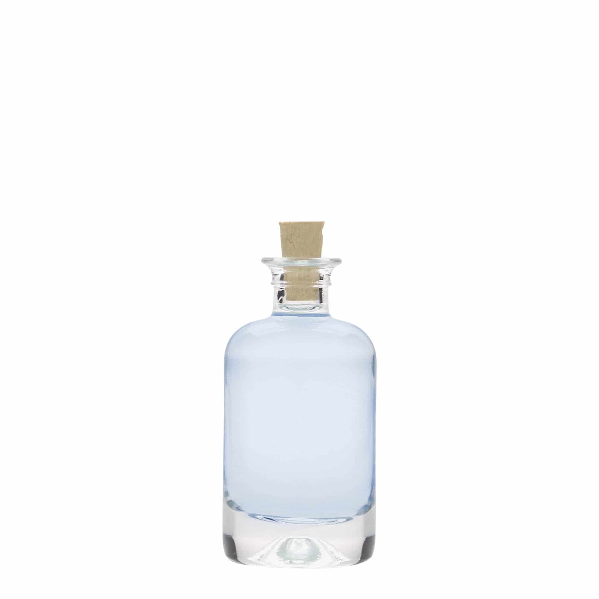 40 ml lékárnická skleněná lahvička, hrdlo: korek