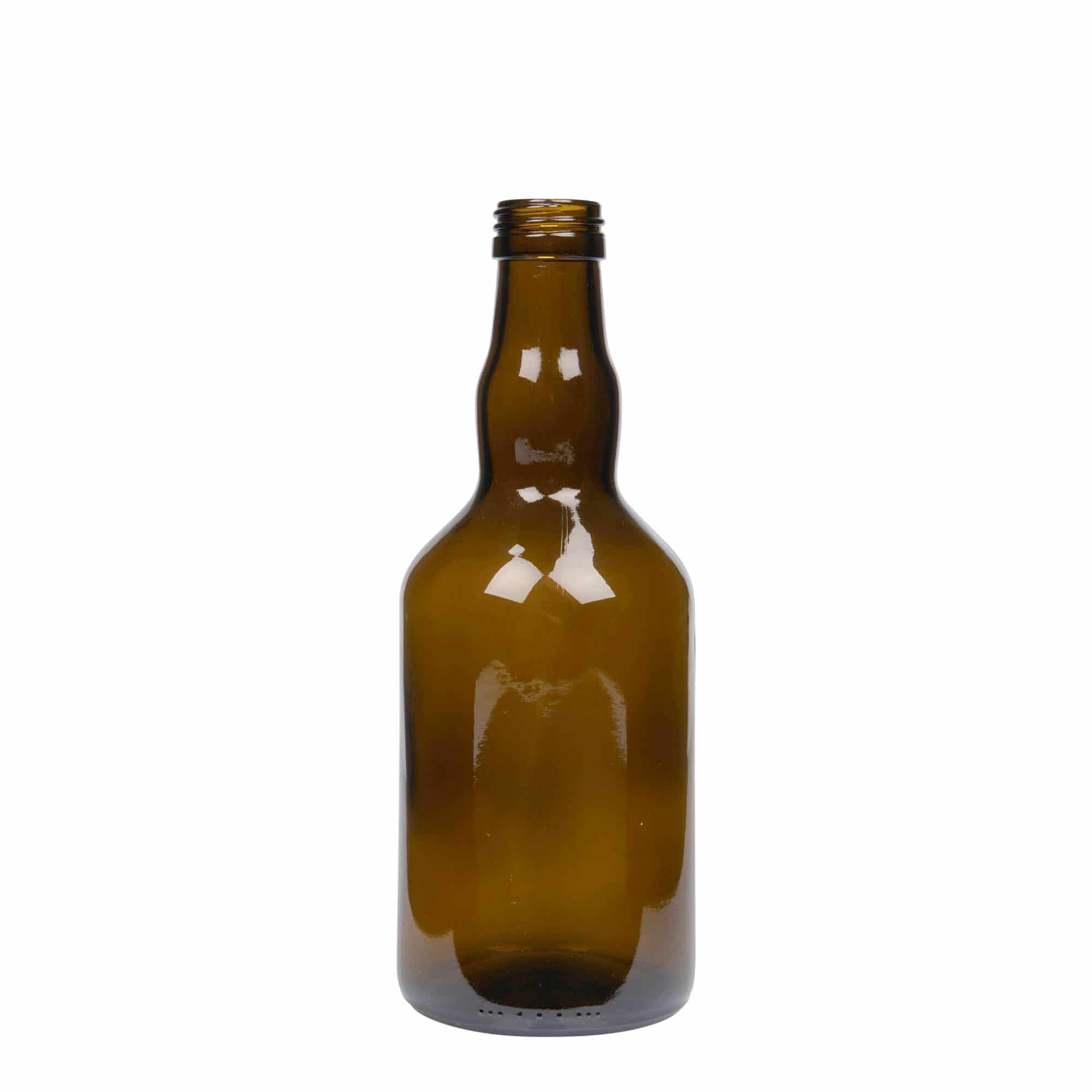 Skleněná lahev 500 ml 'Olona', starožitná zelená, uzávěr: PP 31,5 Skleněná lahev 500 ml 'Olona', starožitná zelená, uzávěr: PP 31,5
