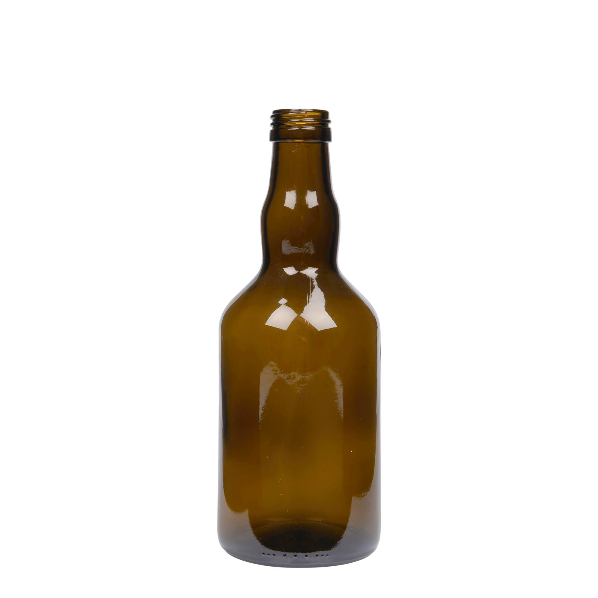 Skleněná lahev 500 ml 'Olona', starožitná zelená, uzávěr: PP 31,5 Skleněná lahev 500 ml 'Olona', starožitná zelená, uzávěr: PP 31,5