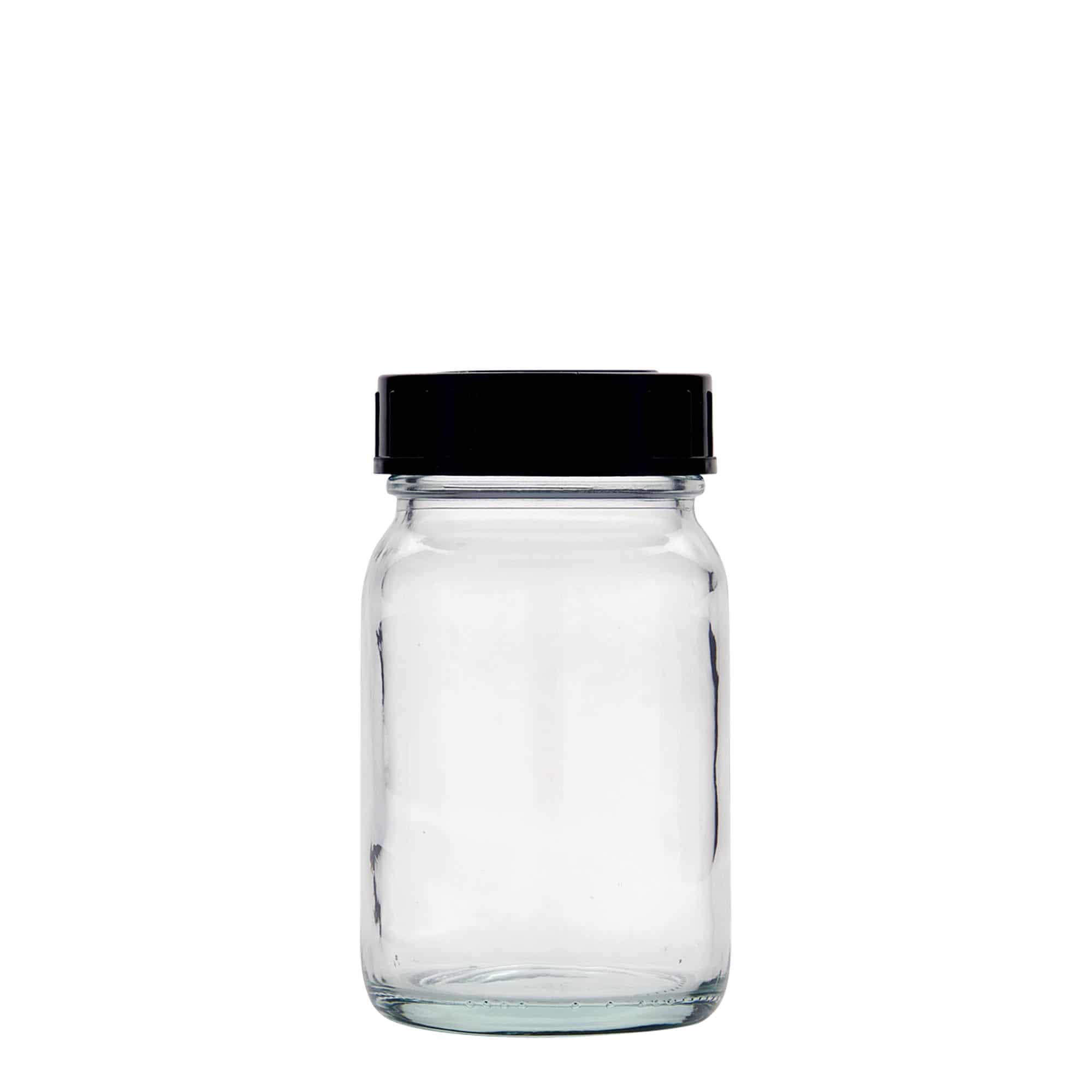 200 ml širokohrdlá sklenice, hrdlo: DIN 55