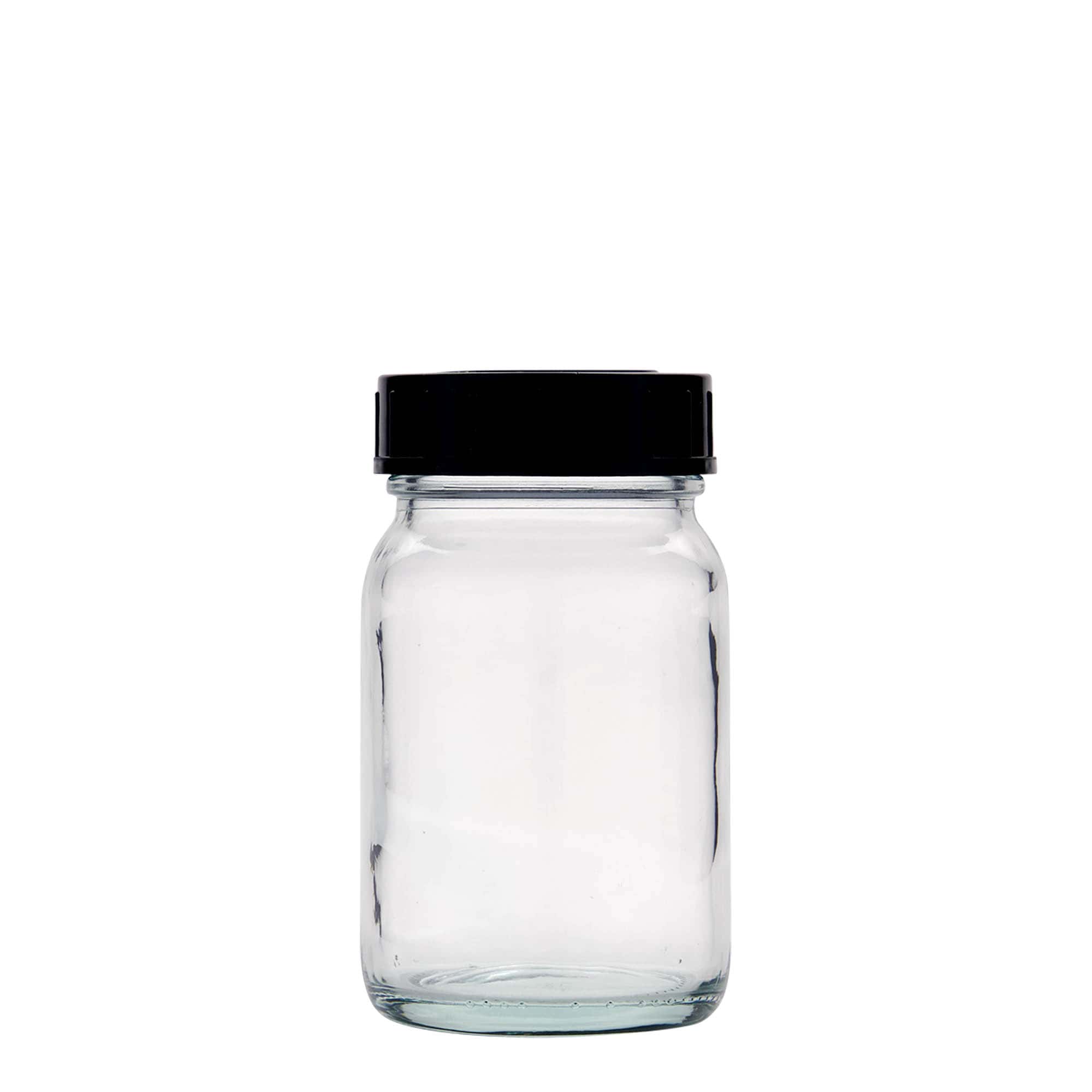 200 ml širokohrdlá sklenice, hrdlo: DIN 55