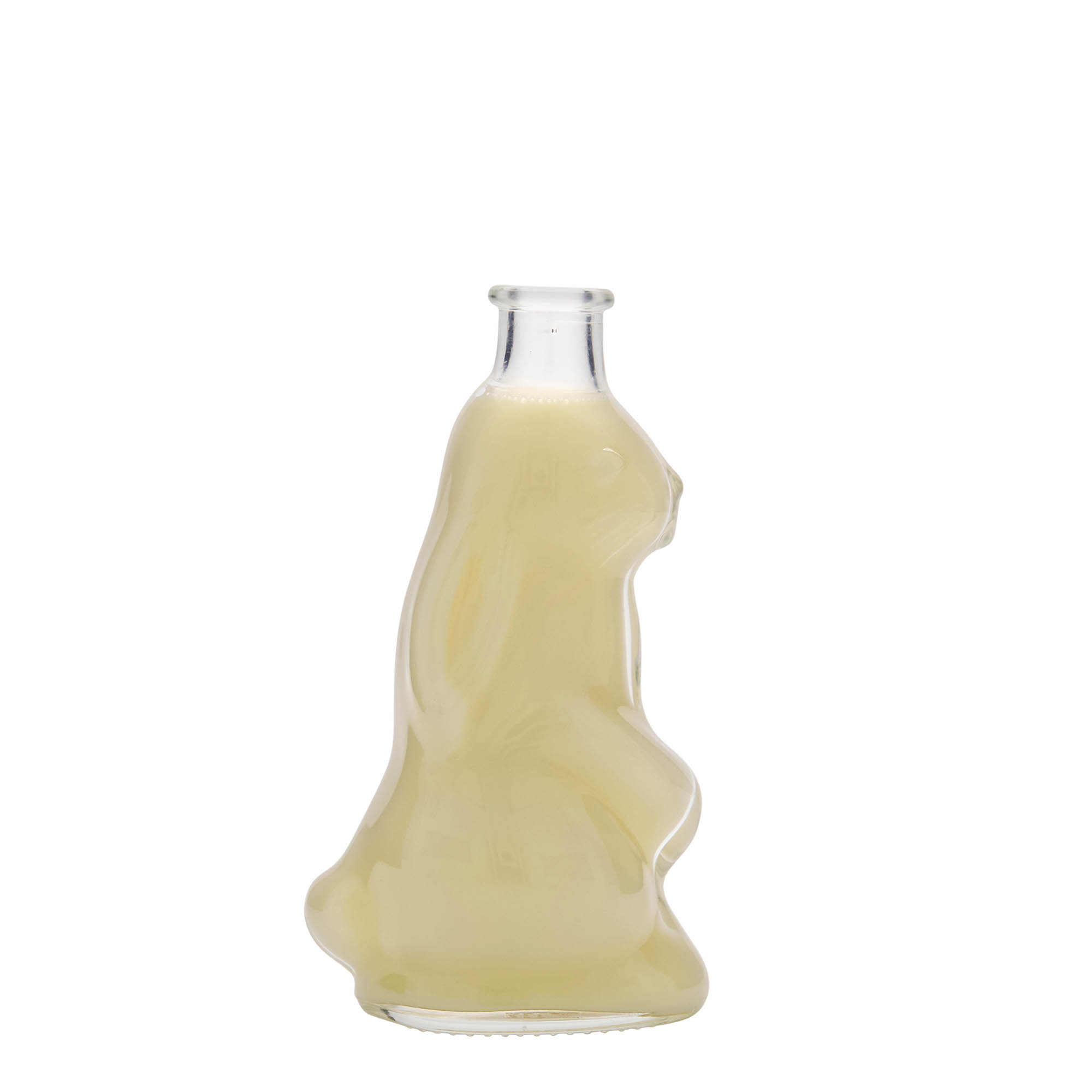 200 ml skleněná láhev 'Zajíc', hrdlo: korek 200 ml skleněná láhev 'Zajíc', hrdlo: korek