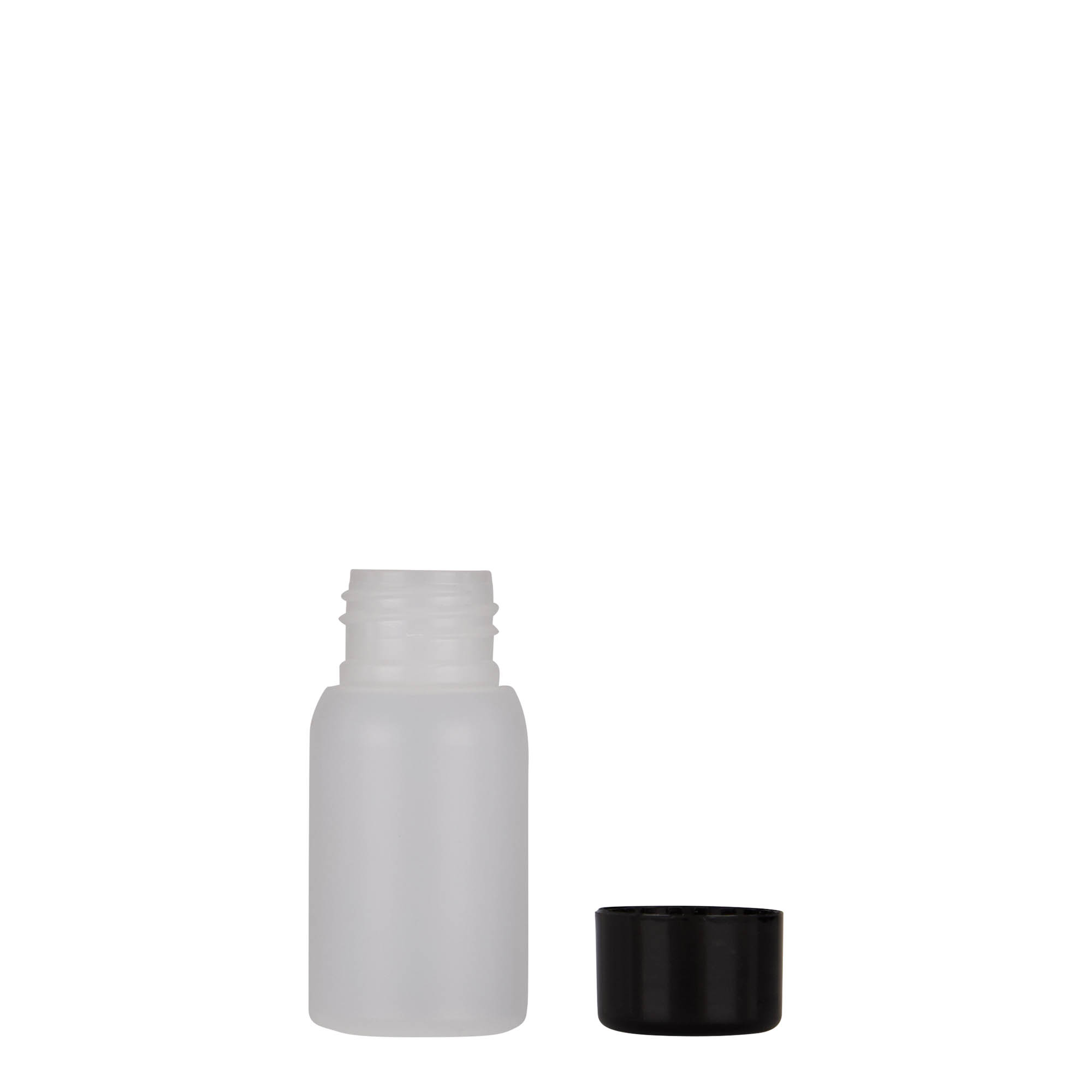 30 ml plastová lahvička „Tuffy“, HDPE, přírodní, hrdlo: 24/410 30 ml plastová lahvička „Tuffy“, HDPE, přírodní, hrdlo: 24/410