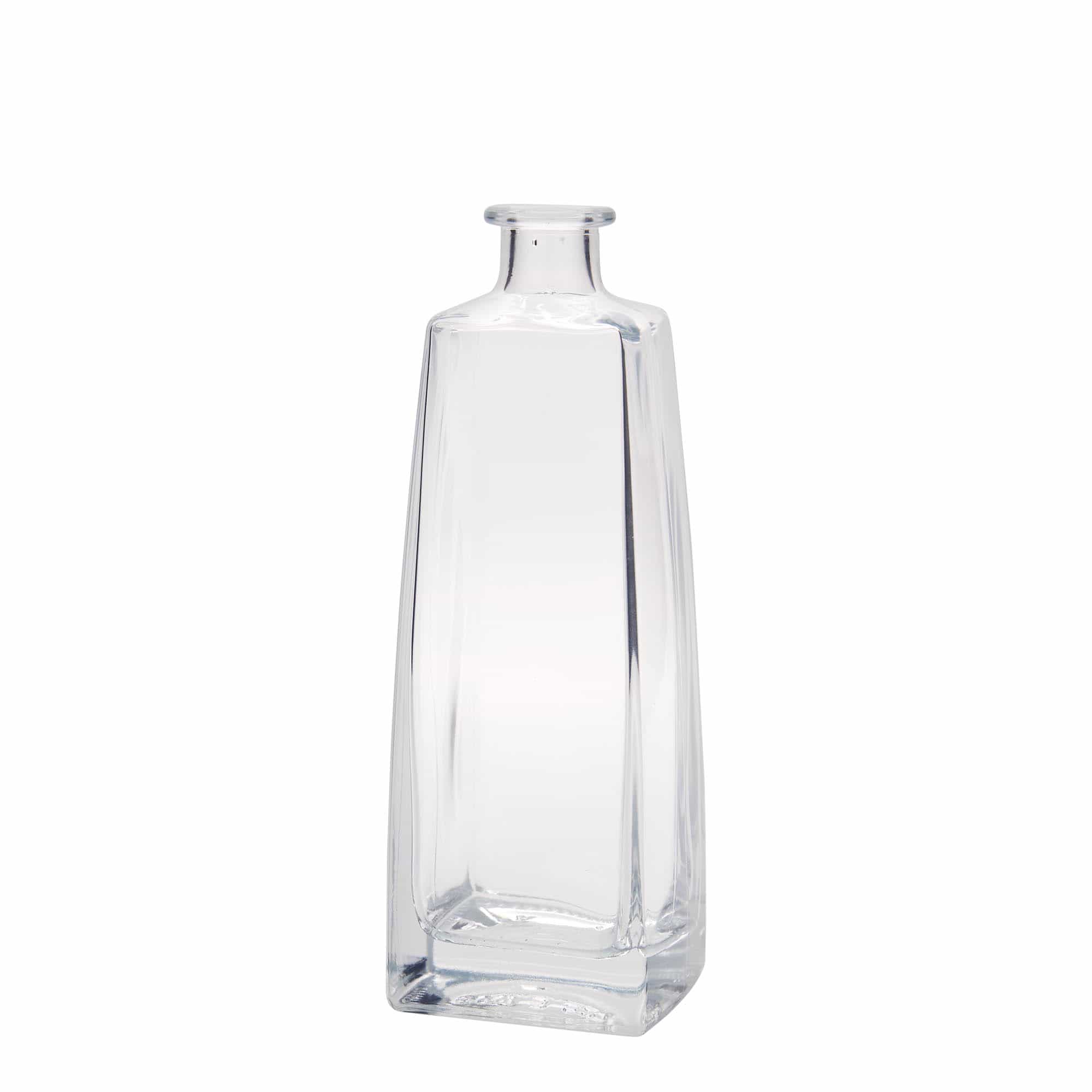 Skleněná lahev 500 ml 'Timmy', hranatá, uzávěr: korek