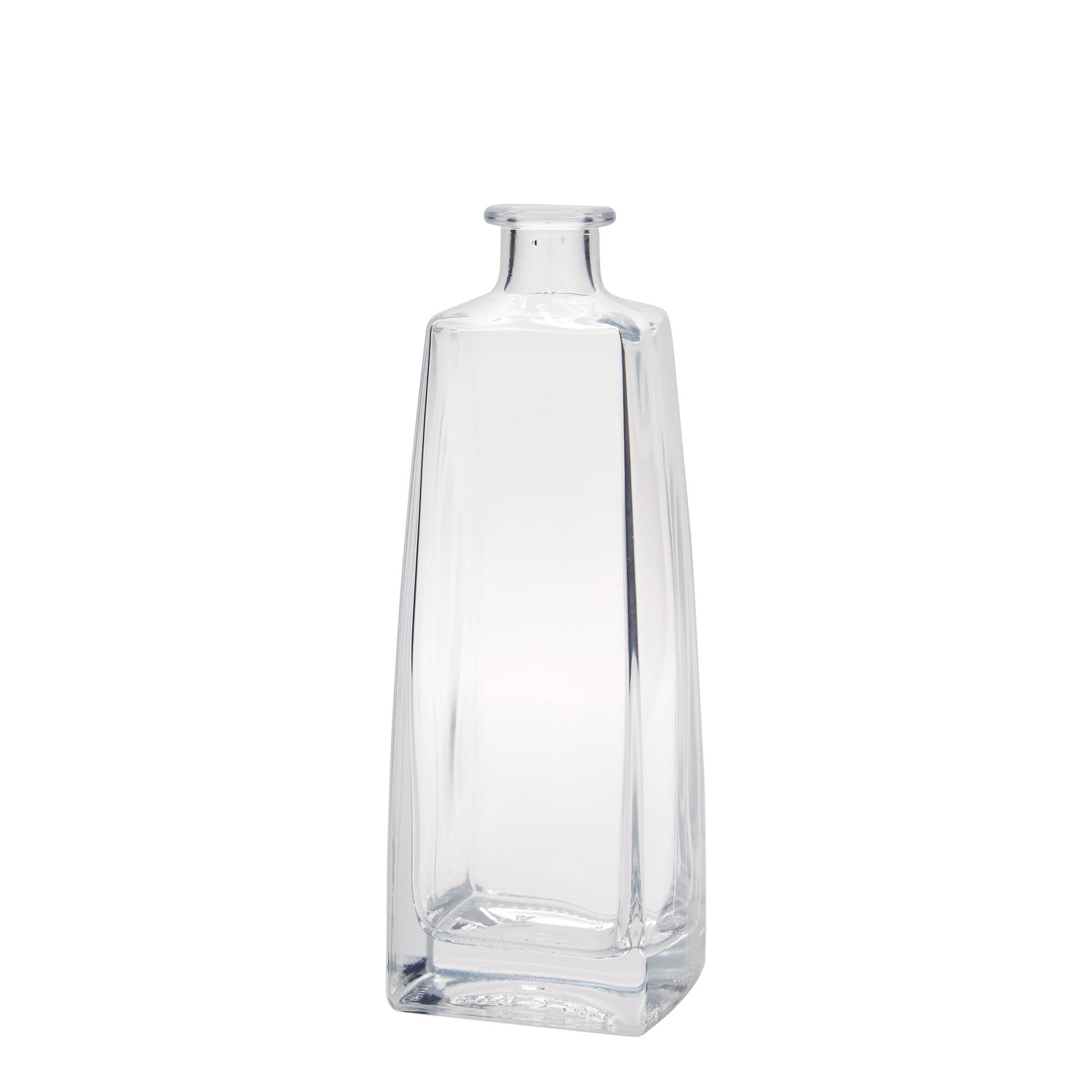 500 ml skleněná láhev 'Timmy', obdélníková, hrdlo: korek
