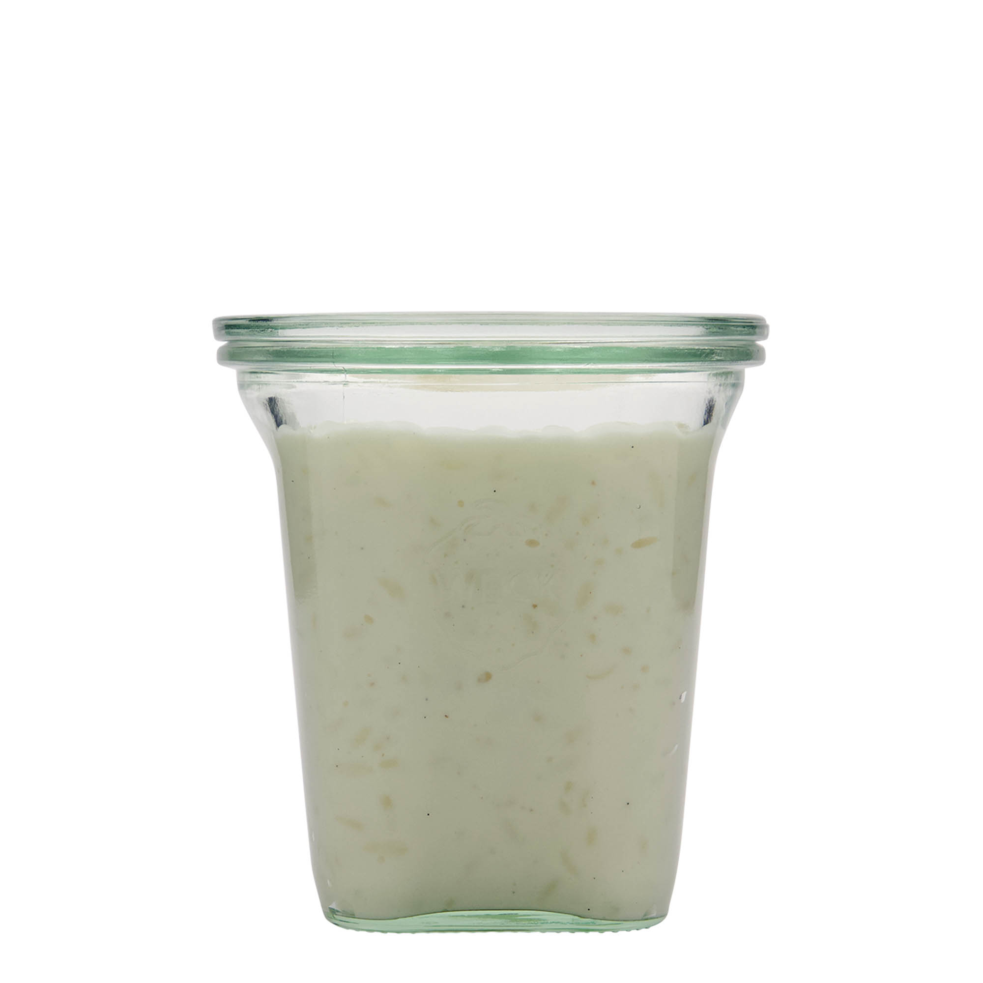545 ml WECK Quadroglas, čtvercové, hrdlo: kulatý okraj 545 ml WECK Quadroglas, čtvercové, hrdlo: kulatý okraj