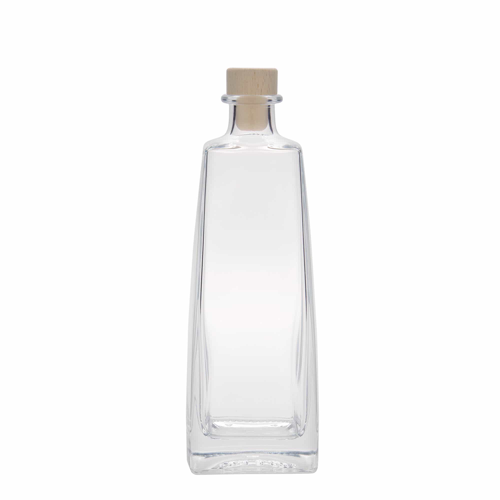 Skleněná lahev 500 ml 'Timmy', hranatá, uzávěr: korek