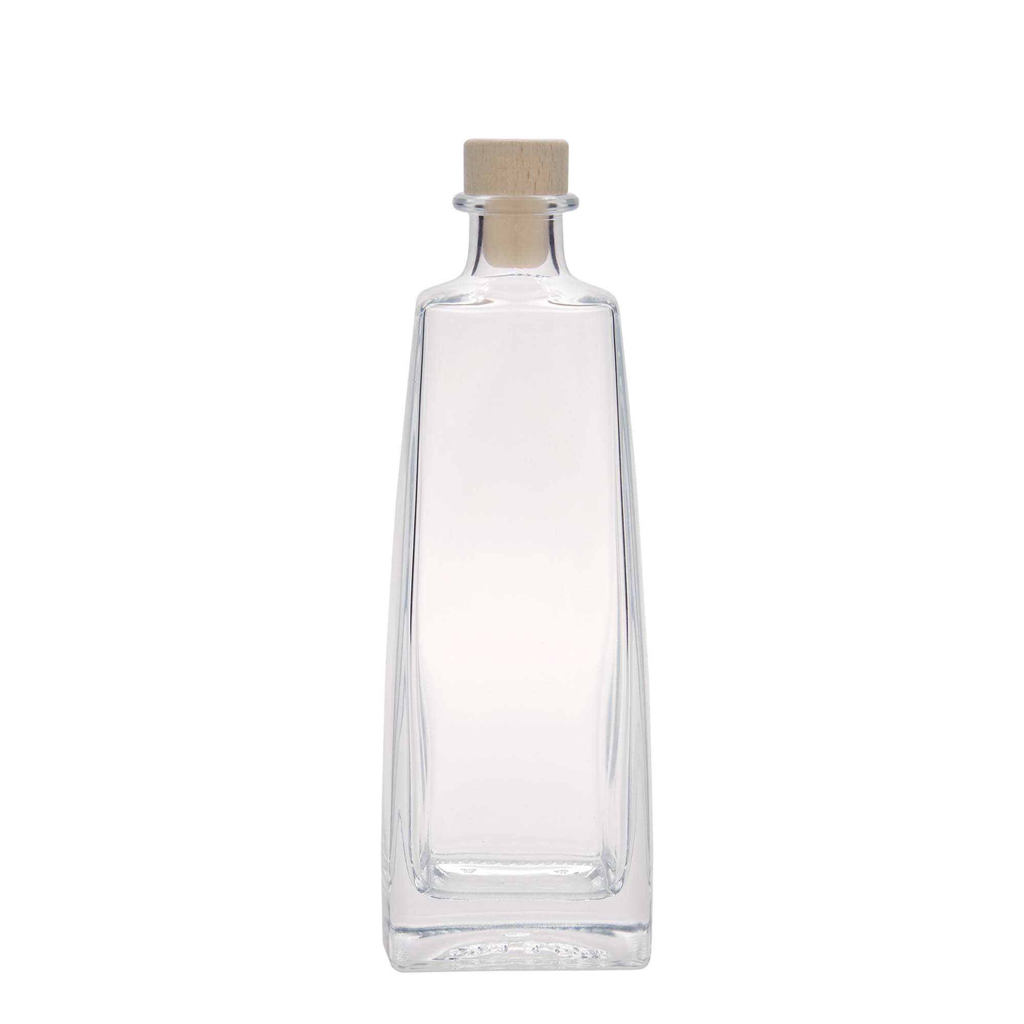 500 ml skleněná láhev 'Timmy', obdélníková, hrdlo: korek