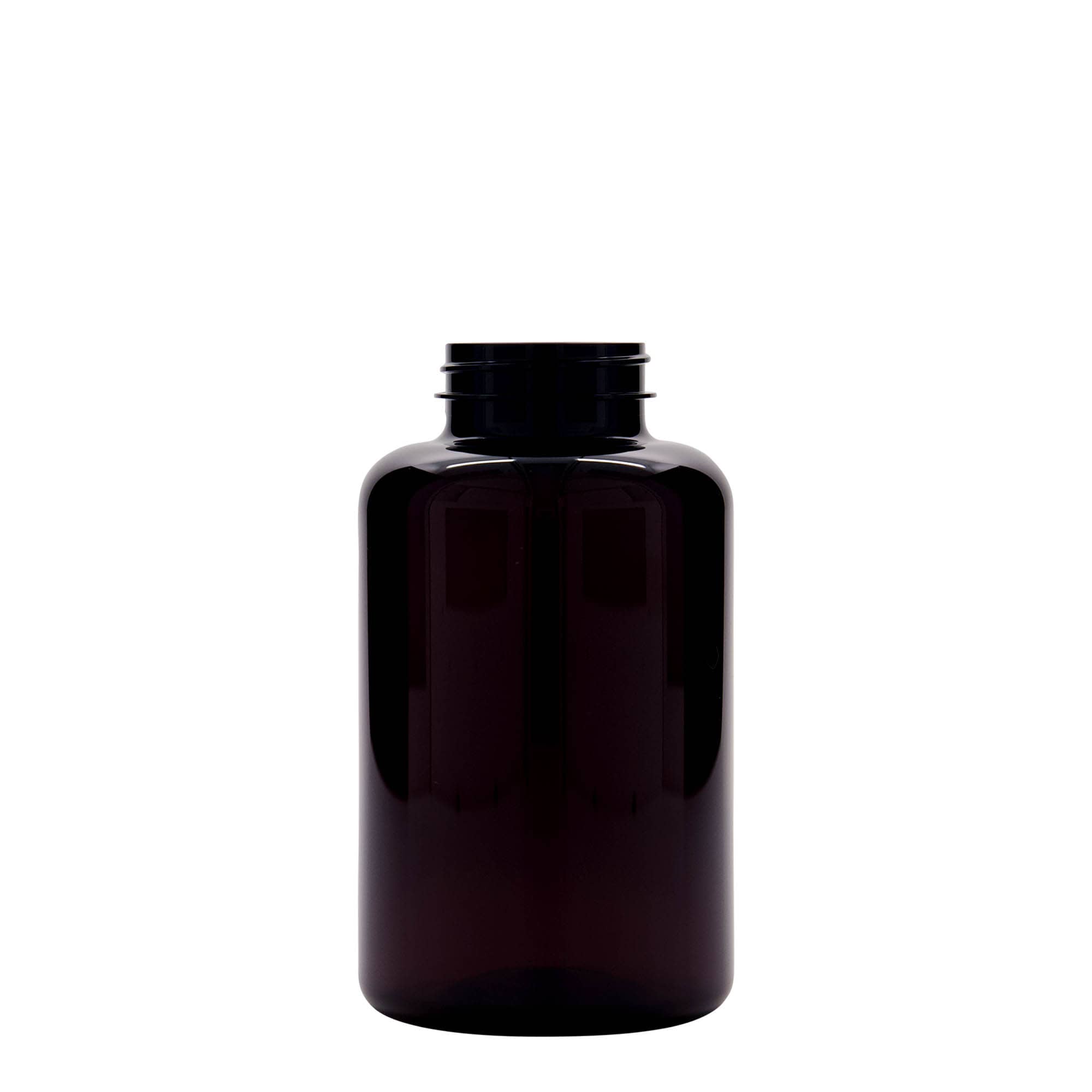 PET dóza 500 ml, plast, hnědá, uzávěr: GPI 45/400 PET dóza 500 ml, plast, hnědá, uzávěr: GPI 45/400