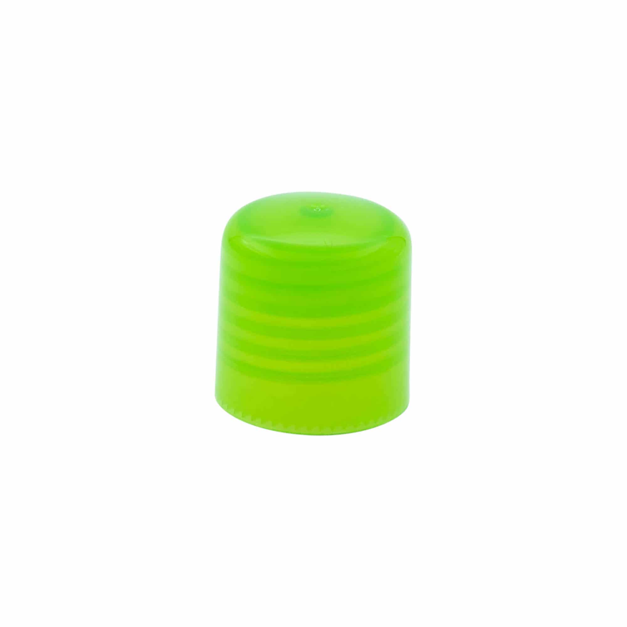 Šroubovací uzávěr s rozprašovací vložkou, plast PP, zelený, pro ústí: GPI 24/410