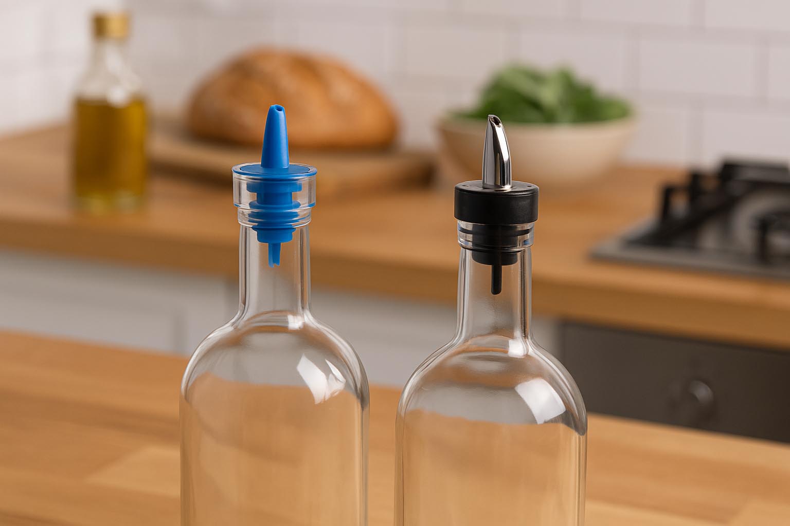 Tryska na nalévání, PE plast, černá