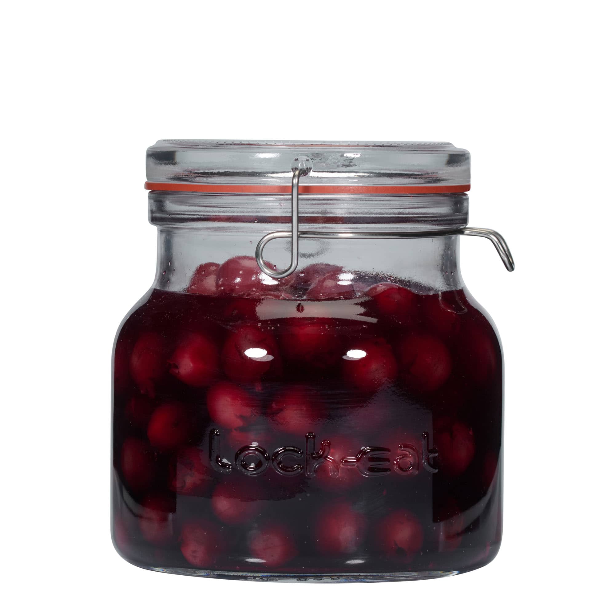 1.500 ml zavařovací sklenice s drátěným uzávěrem 'Lock-Eat', hrdlo: drátěný uzávěr