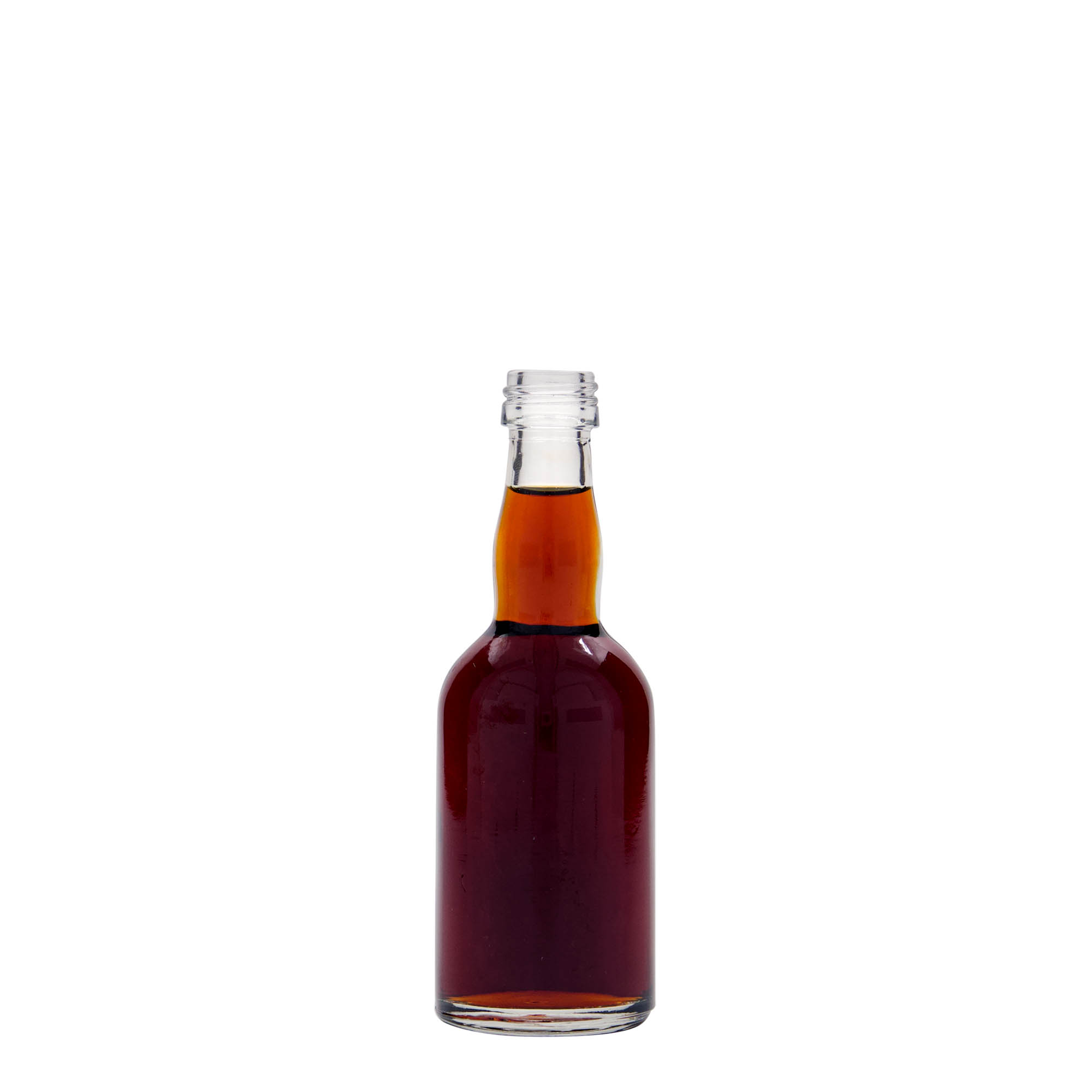50 ml skleněná lahvička 'Proba', hrdlo: PP 18 50 ml skleněná lahvička 'Proba', hrdlo: PP 18