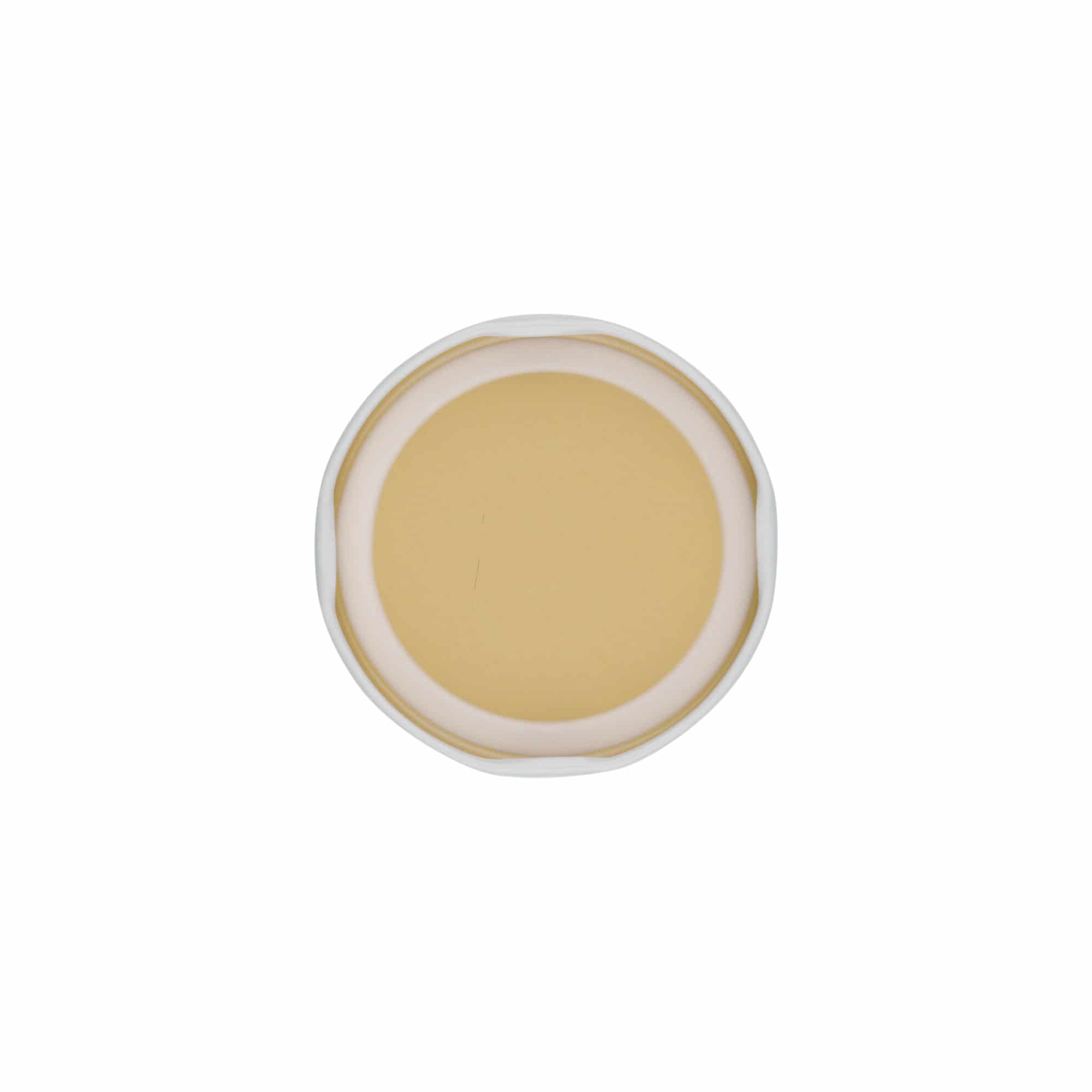 Uzávěr Twist Off, pocínovaný plech, bílý, pro ústí: TO 63