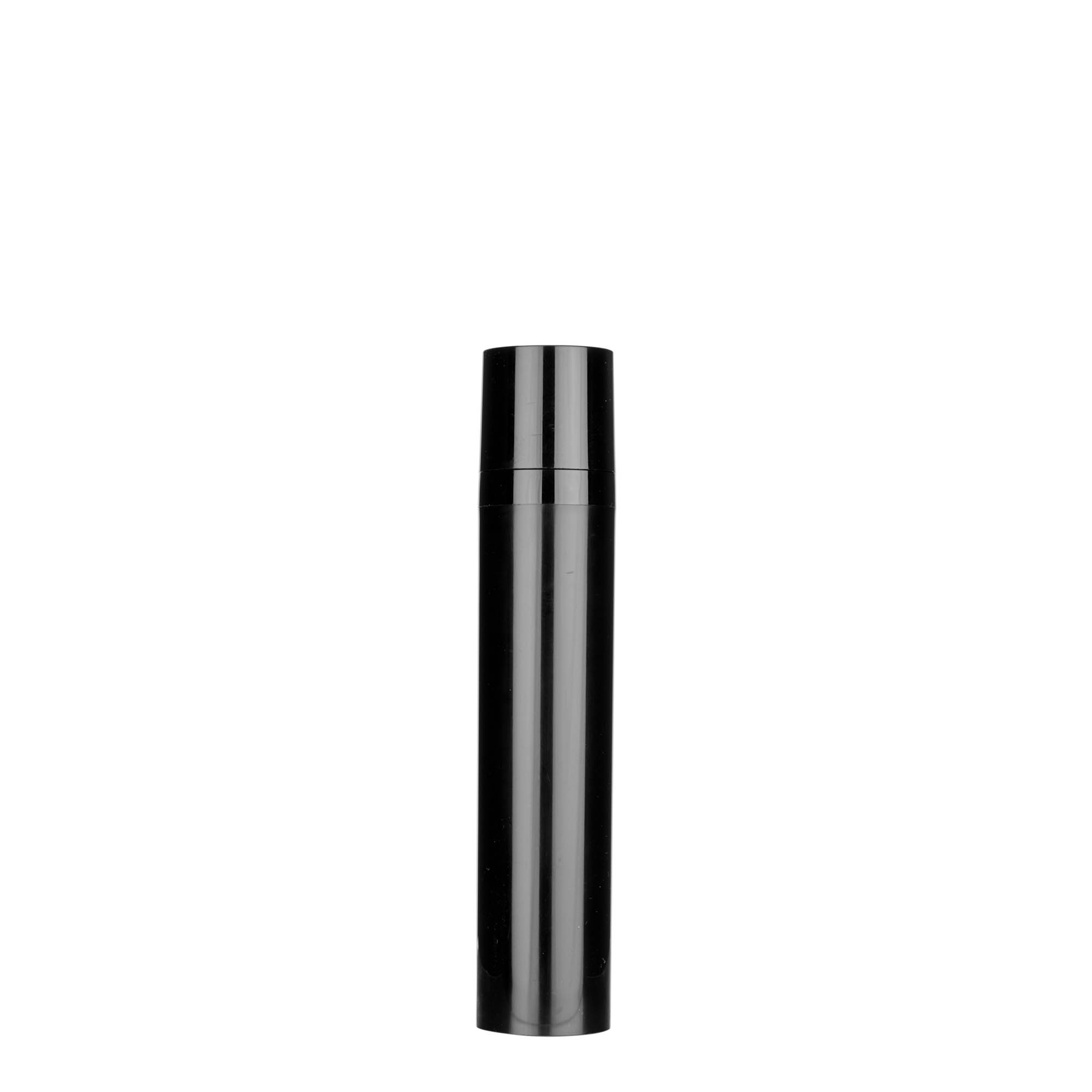 50 ml Airless dávkovač 'Micro', PP-plast, černý 50 ml Airless dávkovač 'Micro', PP-plast, černý