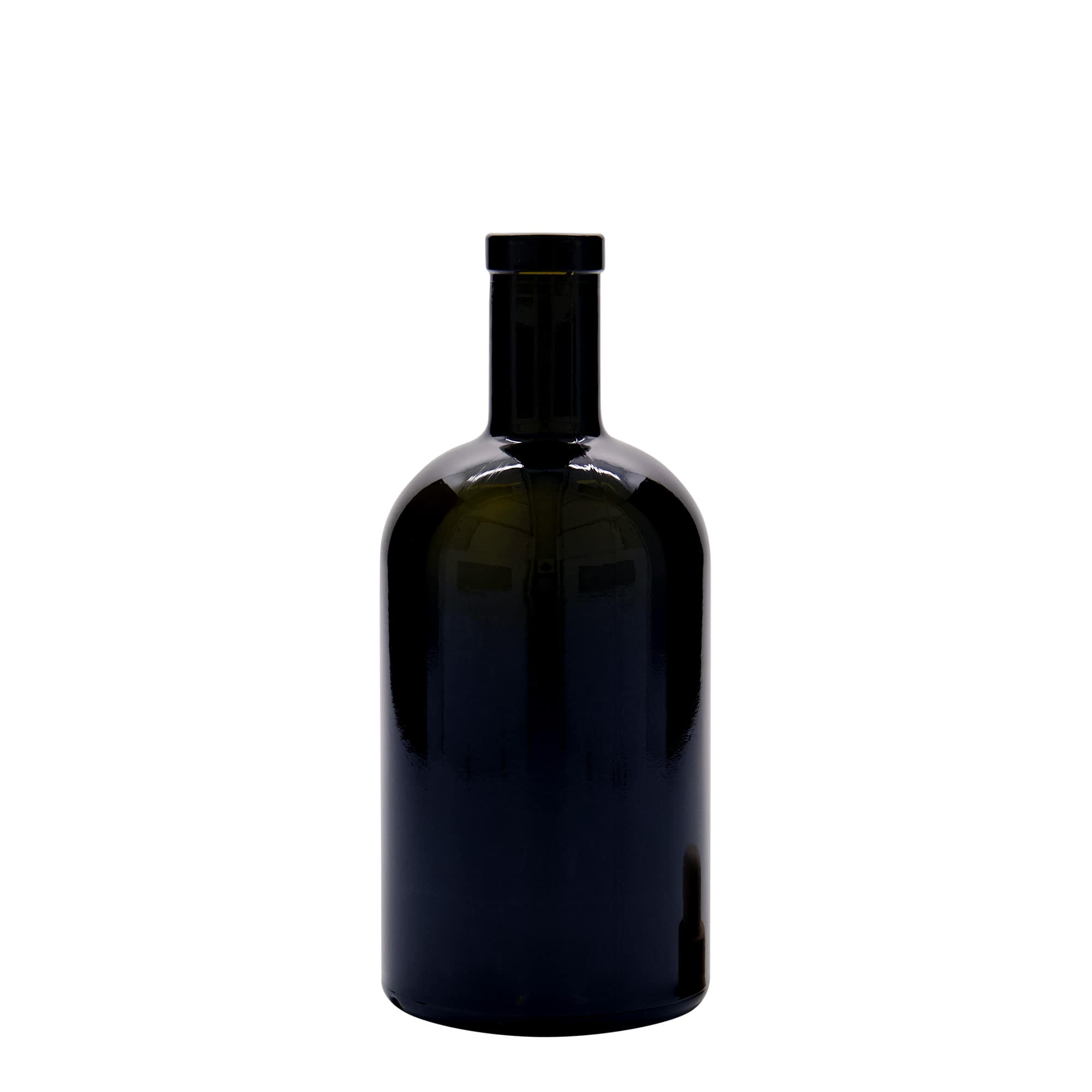 500 ml skleněná láhev „Farmacia“, antik zelená, hrdlo: korek