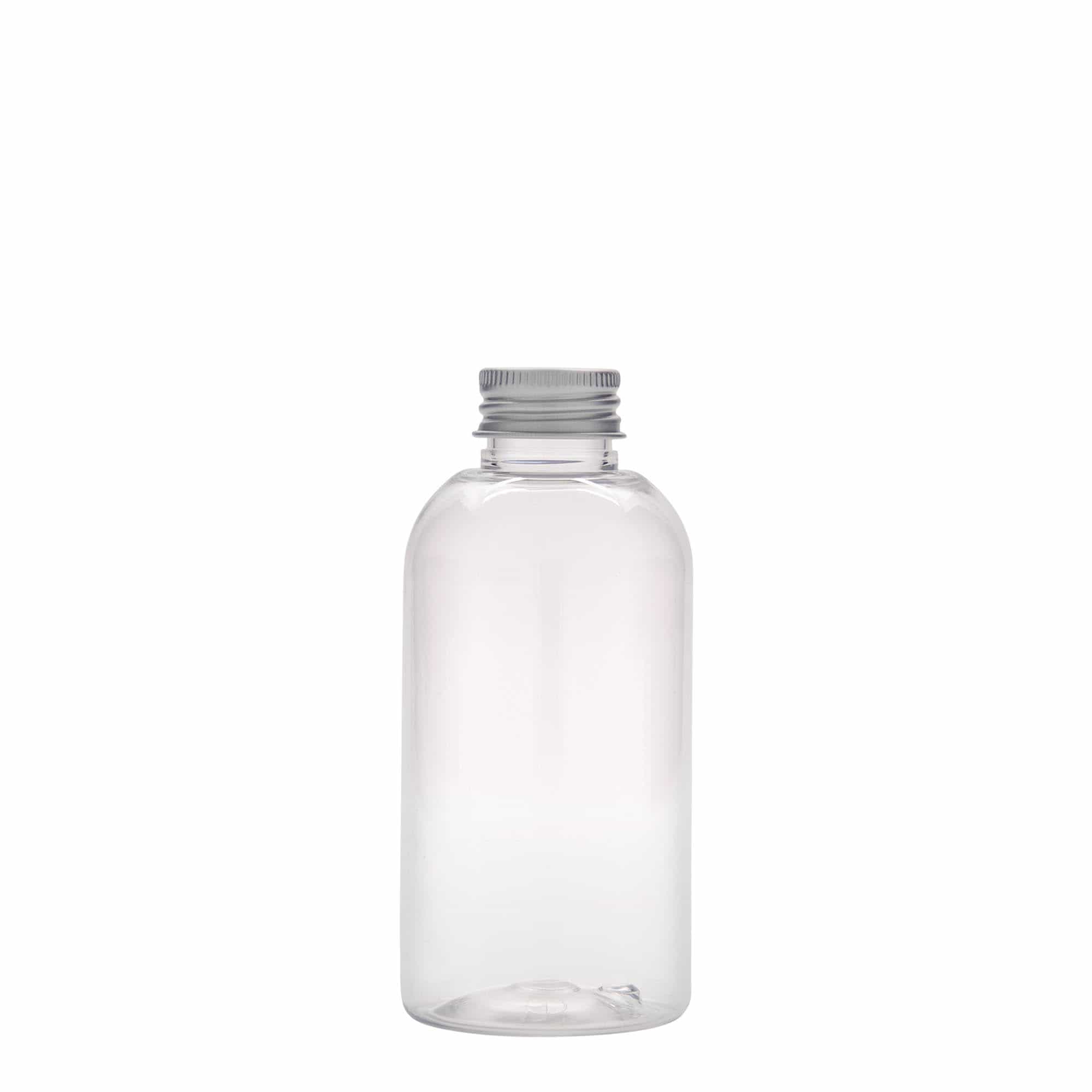 150 ml PET láhev „Boston“, plast, hrdlo: 24/410