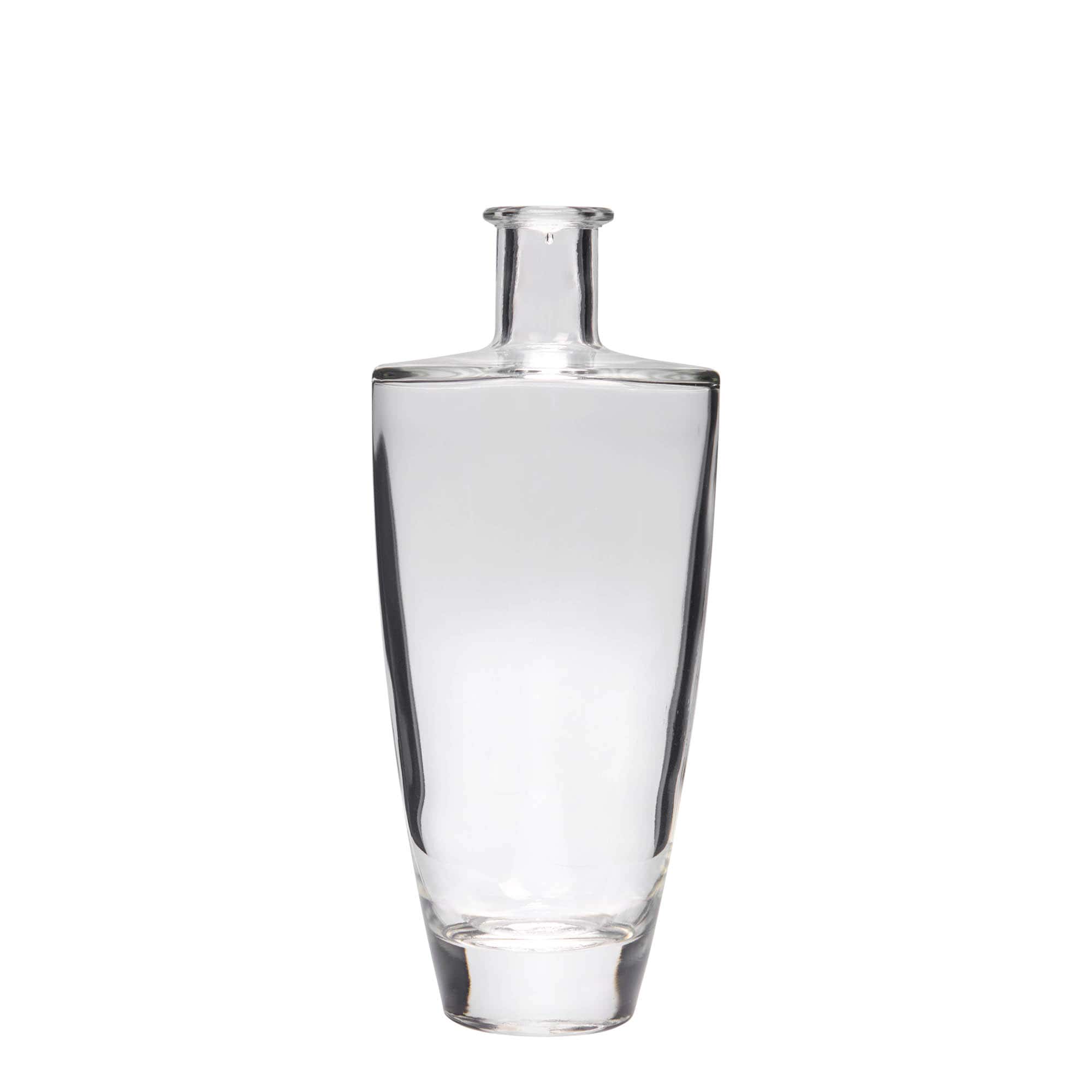 500 ml skleněná láhev 'Vanessa', oválná, hrdlo: korek