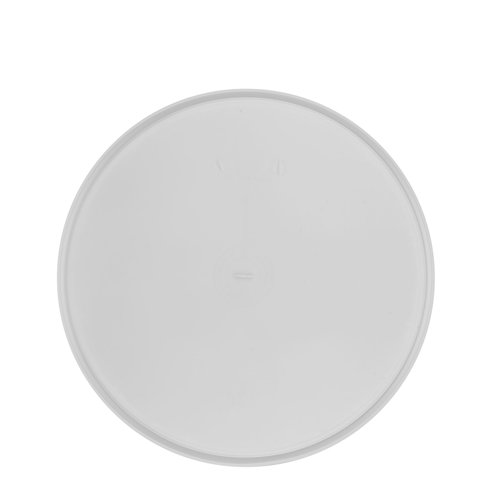 Víko pro 20l kbelík, PP plast, bílé