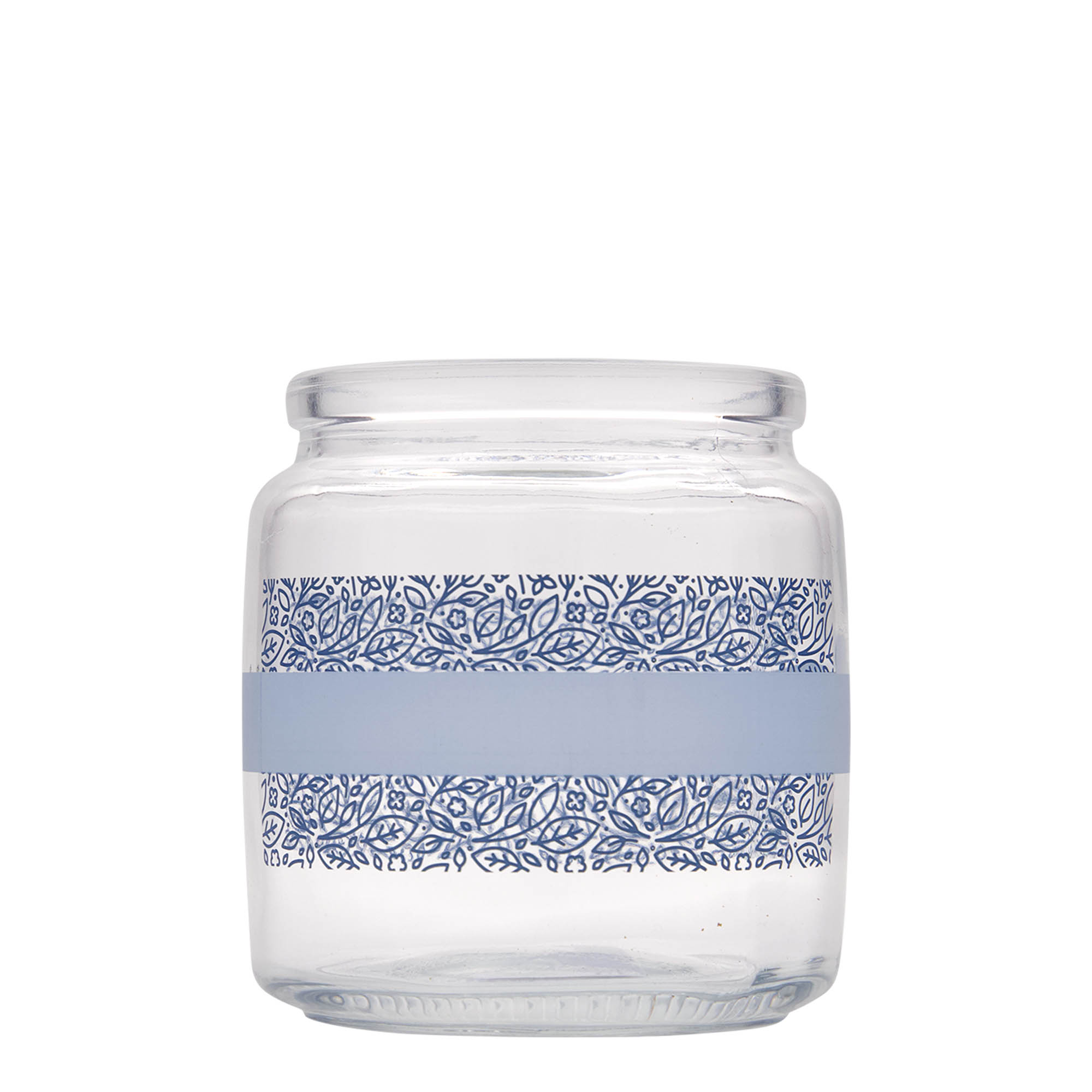 750 ml korková láhev „Giara“, motiv: Naturalmente blu, hrdlo: korek