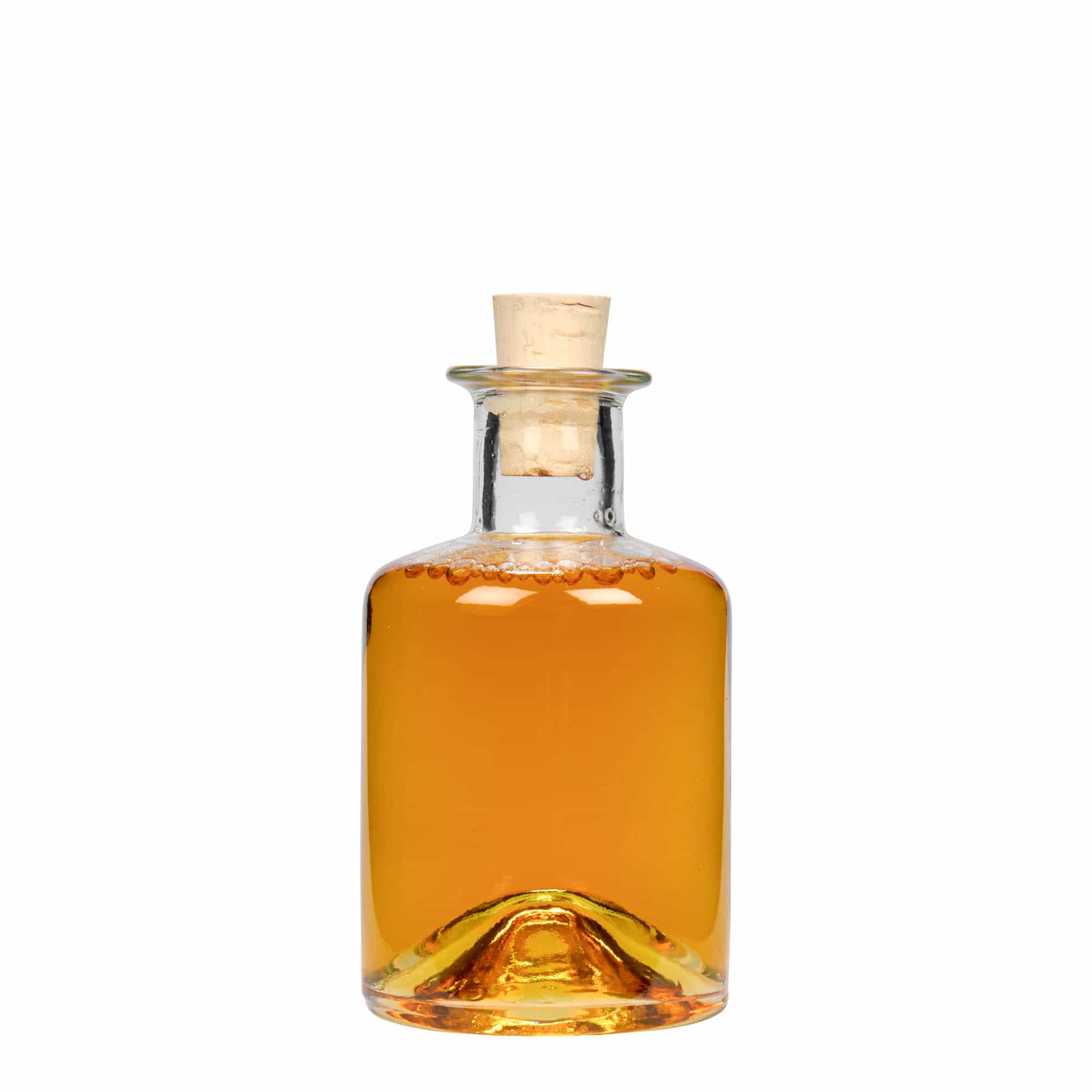 200 ml skleněná láhev lékárníka, hrdlo: korek