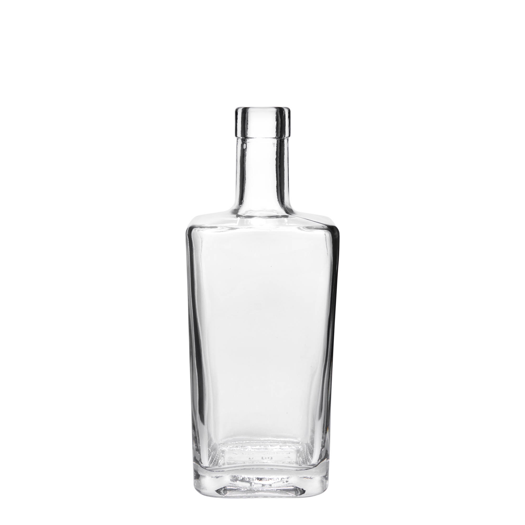 500 ml skleněná láhev 'Noel', čtvercová, hrdlo: korek 500 ml skleněná láhev 'Noel', čtvercová, hrdlo: korek
