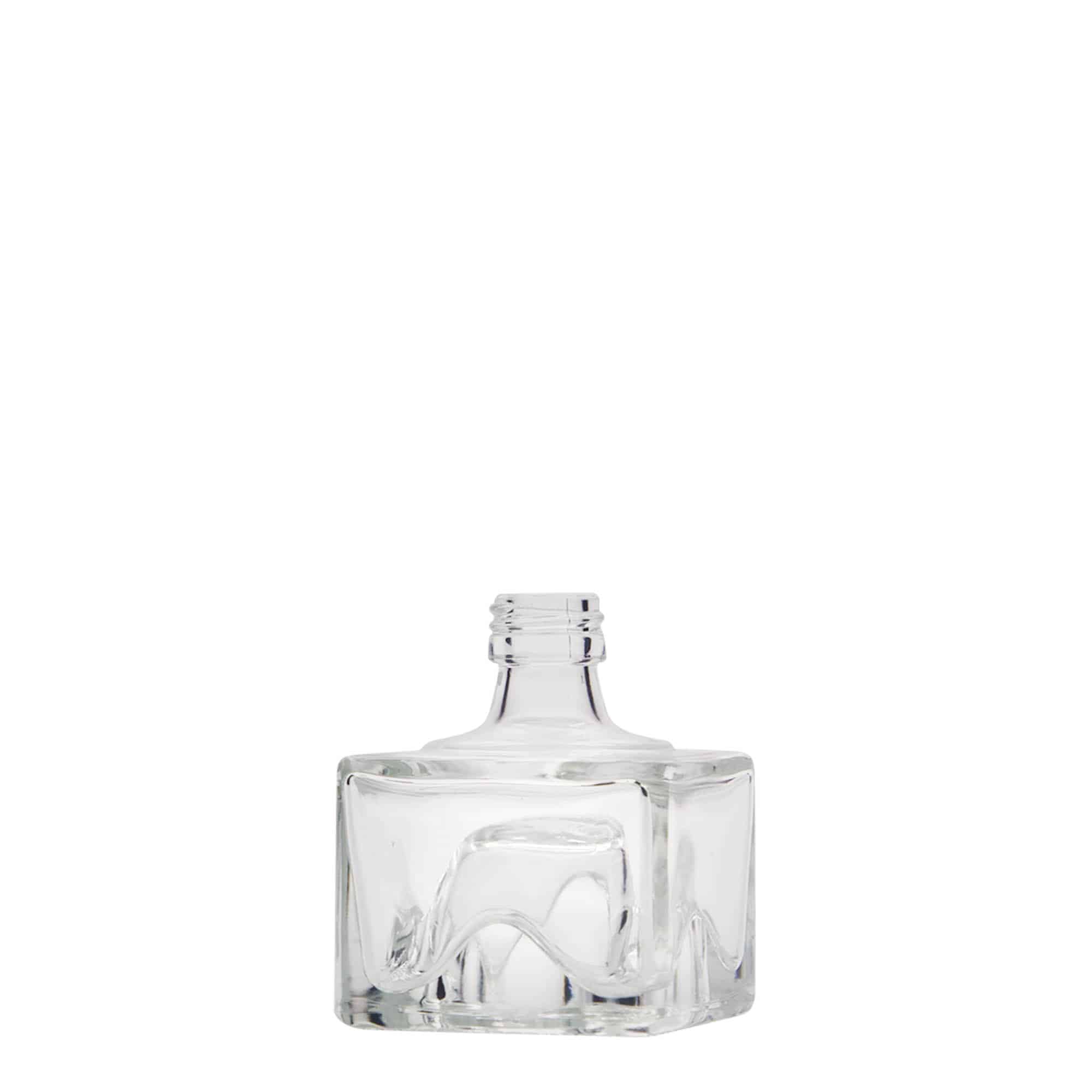 40 ml skleněná lahvička „Cocolores“, čtvercová, hrdlo: PP 18