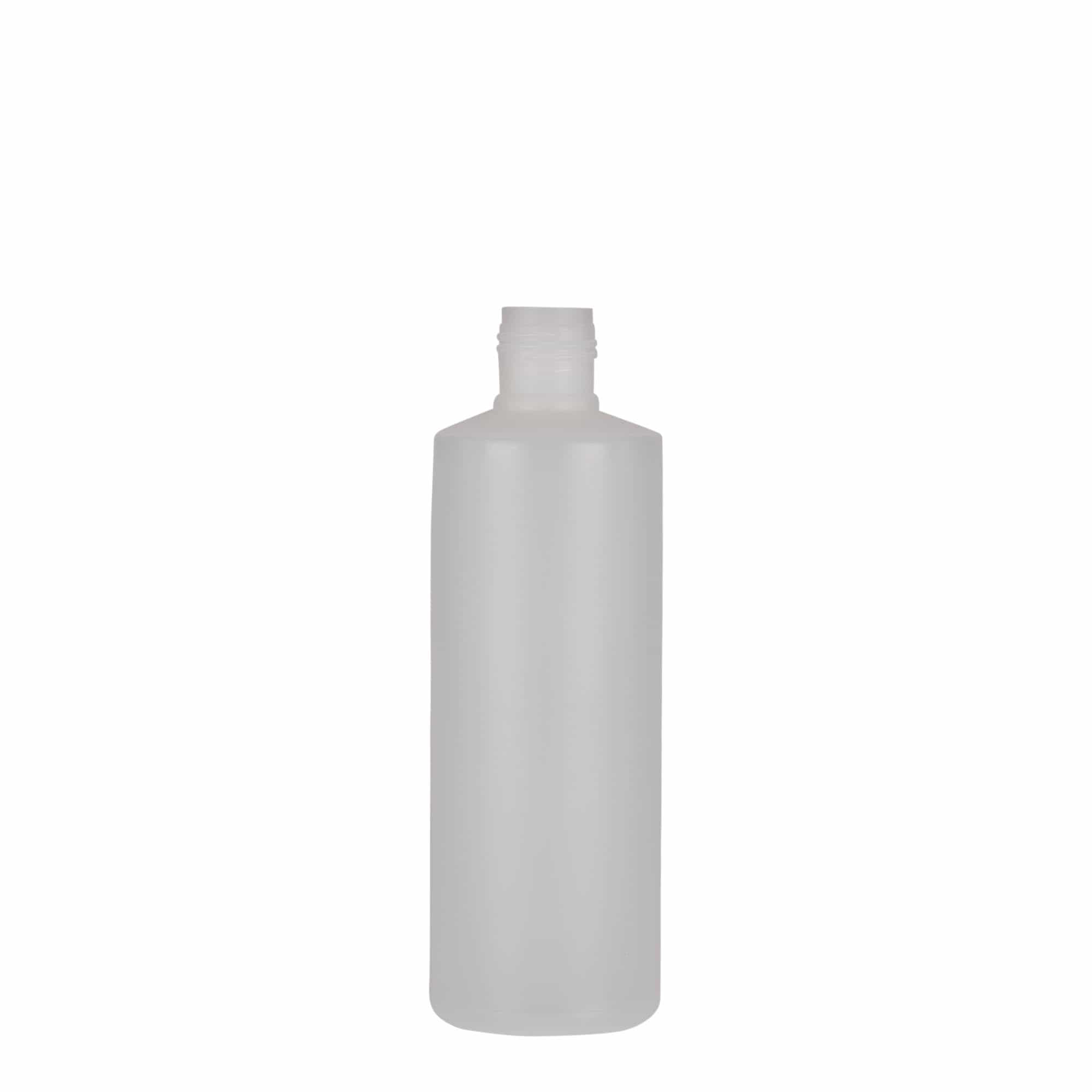 200 ml kulatá láhev, PE-plast, přírodní, hrdlo: šroubovací uzávěr