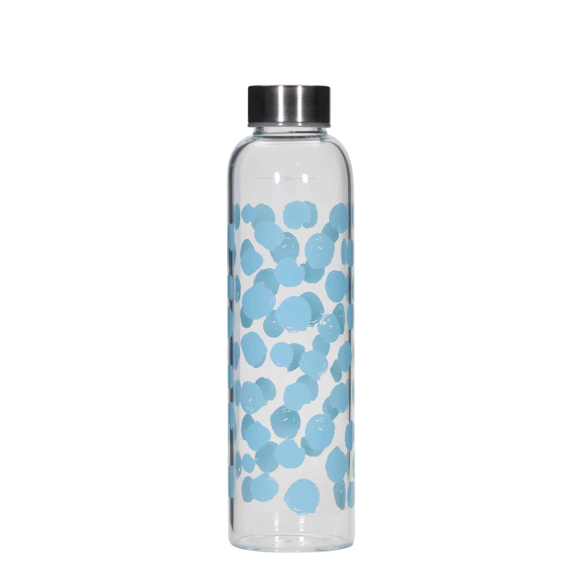 Lahev na pití 500 ml 'Perseus', motiv: modré puntíky, uzávěr: šroubovací uzávěr