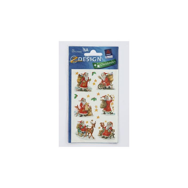 Zweckform nálepky „Mikuláši“, papír, vícebarevné