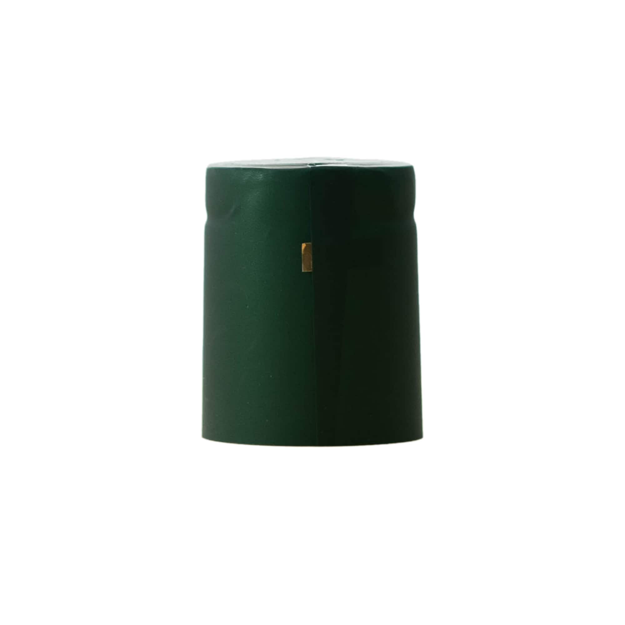 Smršťovací kapsle 32x41, PVC plast, tmavě zelená