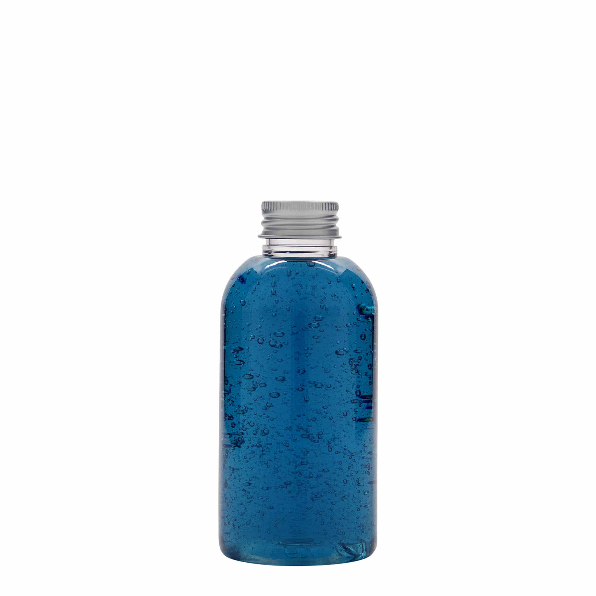 150 ml PET láhev „Boston“, plast, hrdlo: 24/410