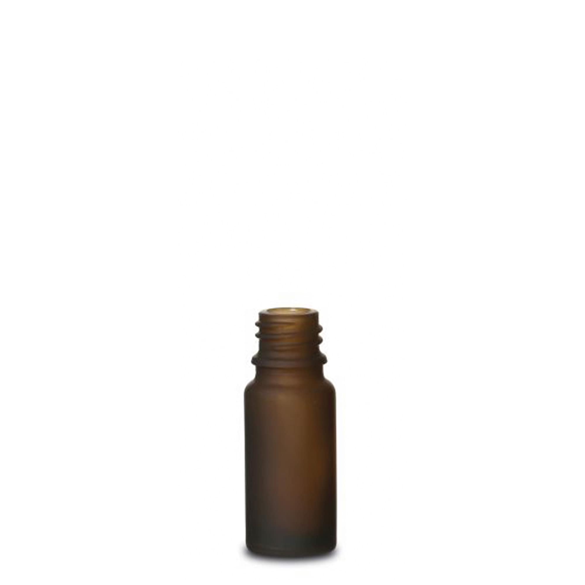 10 ml lékovka, sklo, hnědá matná, hrdlo: DIN 18
