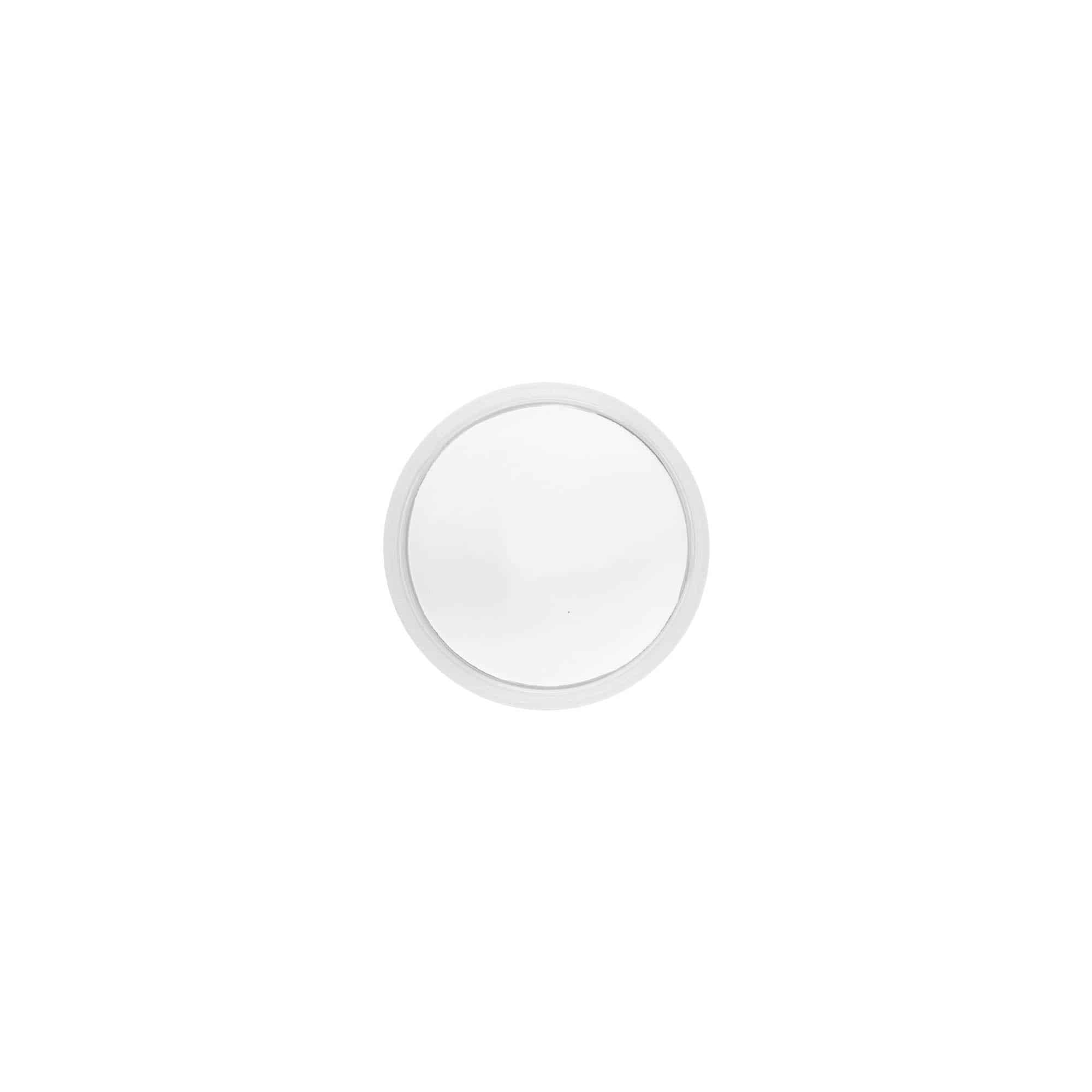 Šroubovací uzávěr 'Clear/Platin Edition', plast PP, bílý, pro ústí: 40/2P