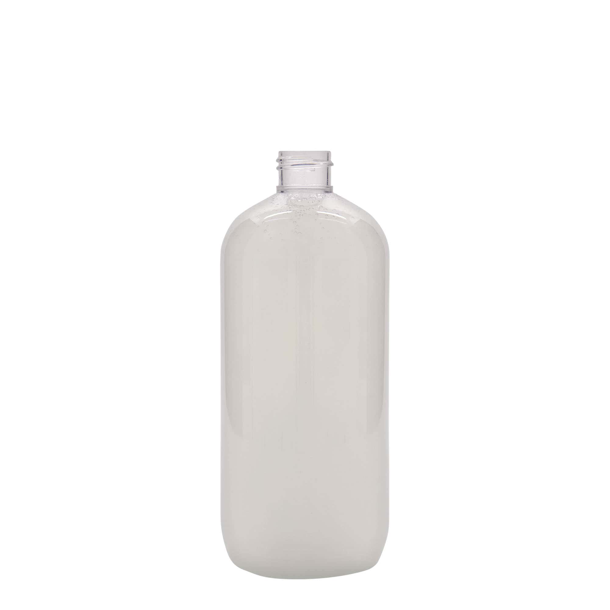 500 ml PET lahev „Boston“, plast, hrdlo: 24/410