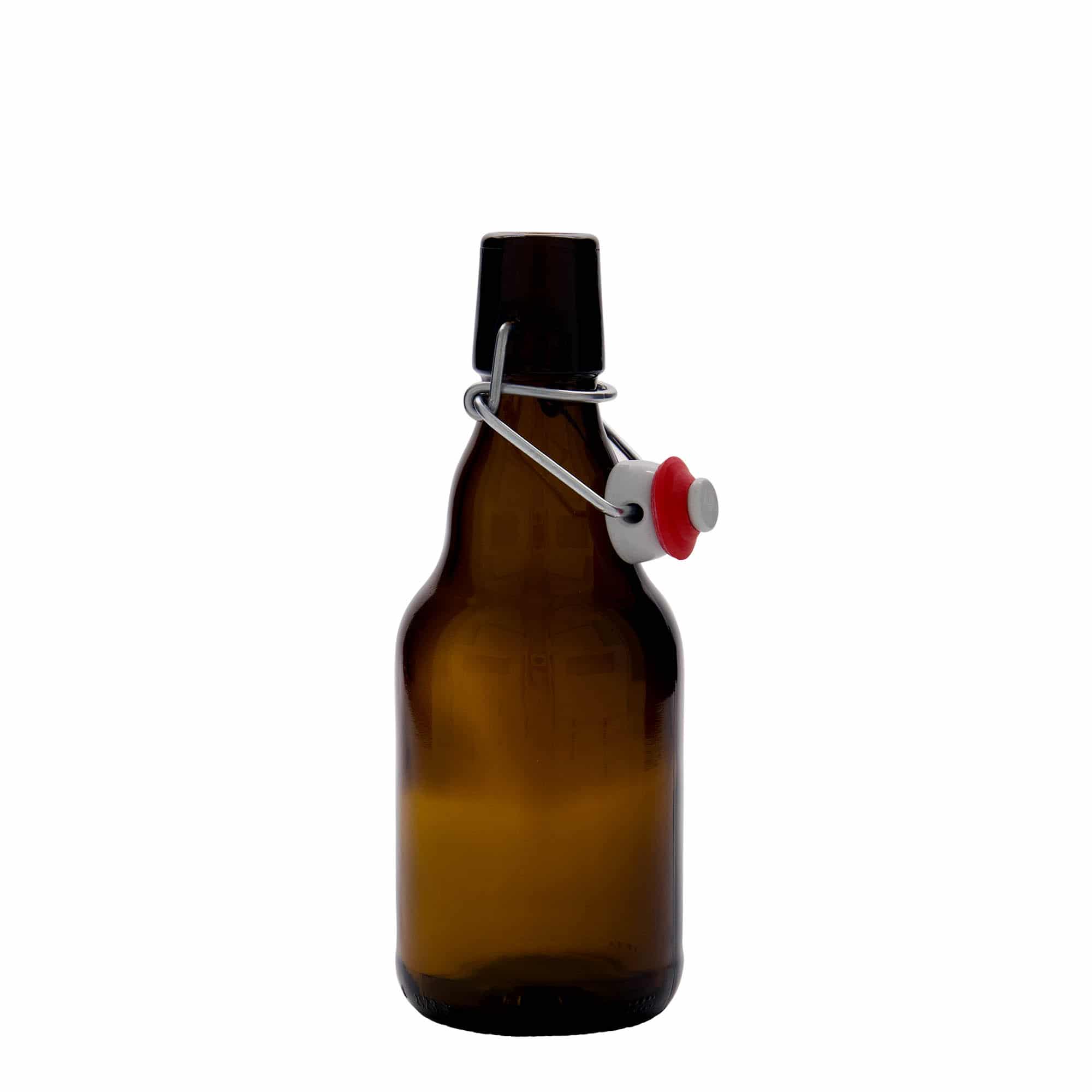 Pivní lahev 330 ml 'Steinie', sklo, hnědá, ústí: třmenový uzávěr