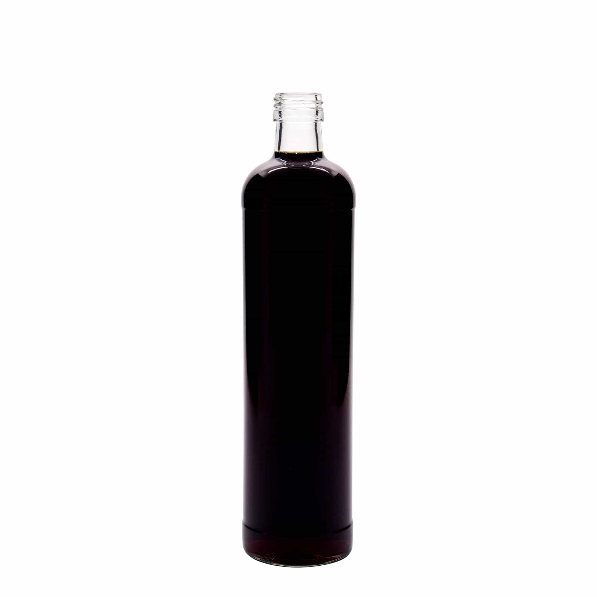 500 ml láhev s uchem, sklo, hrdlo: PP 28 500 ml láhev s uchem, sklo, hrdlo: PP 28