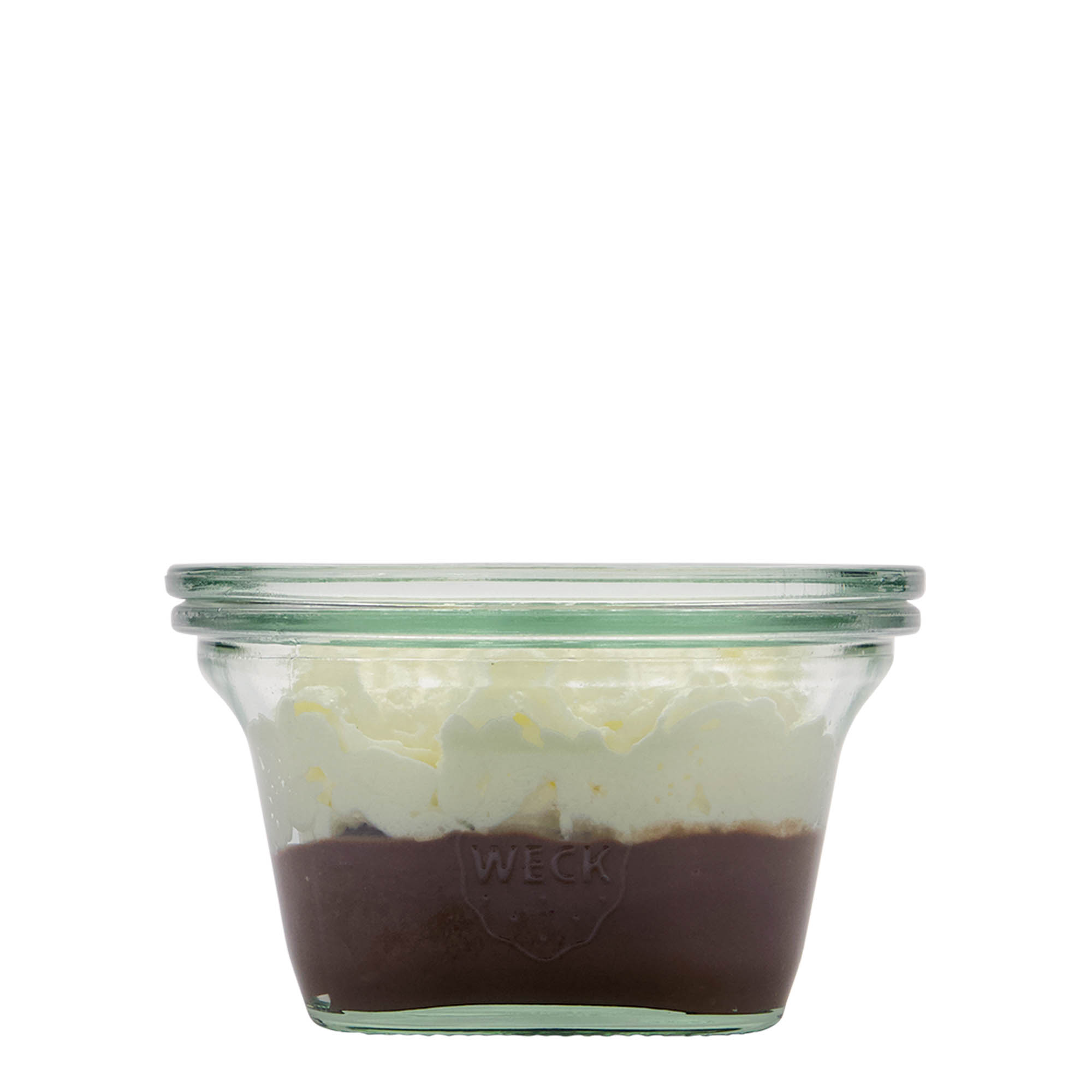 290 ml WECK Quadro sklenice, čtvercová, hrdlo: kulatý okraj 290 ml WECK Quadro sklenice, čtvercová, hrdlo: kulatý okraj